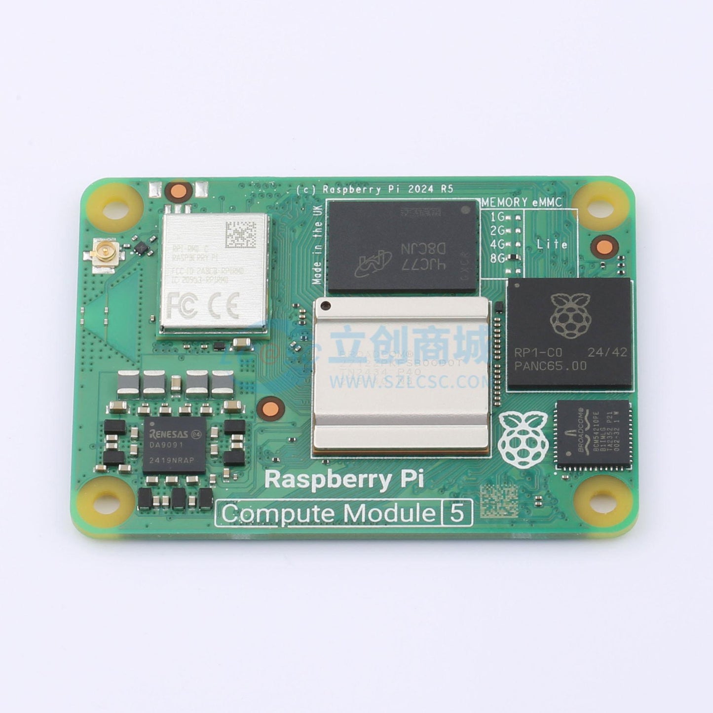 Bo mạch phát triển và công cụ phát triển CM5108000 (Compute Module CM5, 8GB RAM/0GB eMMC, Wireless) Raspberry Pi - Techcore Việt Nam