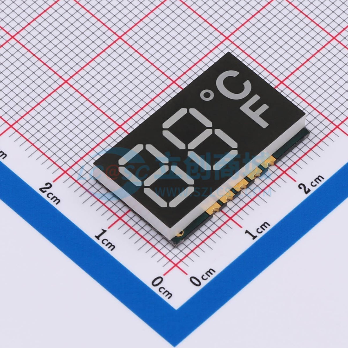 LED 7 đoạn GS4023AR-B Guangcai Display SMD,25x16mm Anode chung - Techcore Việt Nam