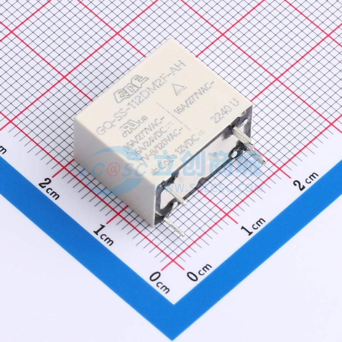 Rơ-le điện tử ETR-GQ-SS-112DM2F-AHZ ECE 12V THT,18.2x10mm - Techcore Việt Nam