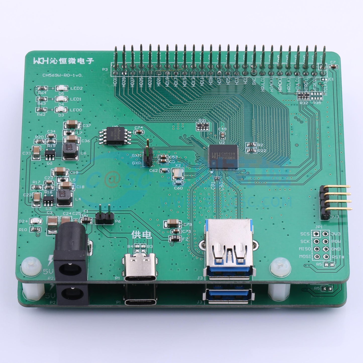 Bo mạch phát triển CH569W-EVT-R0-1V0 WCH - Techcore Việt Nam