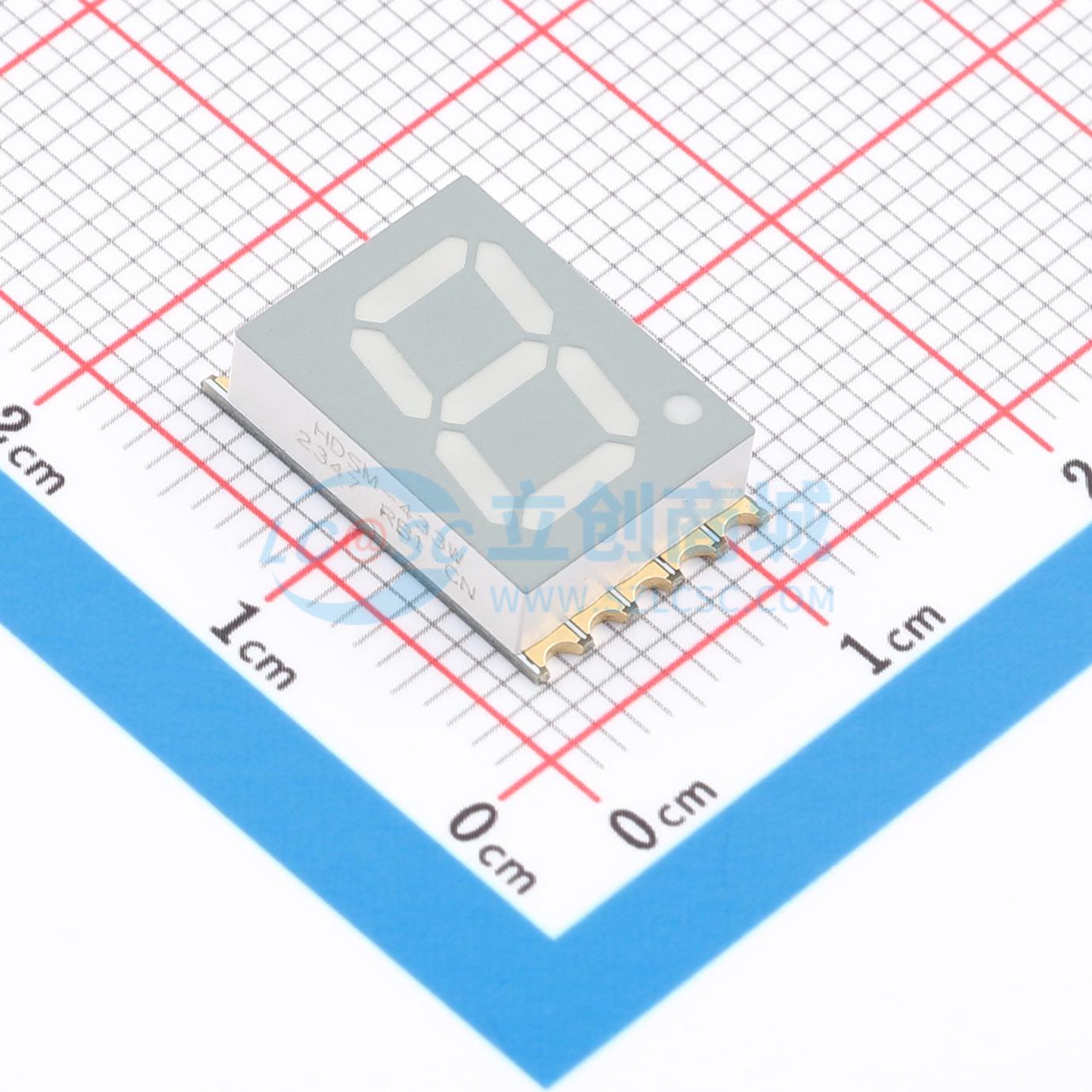 LED 7 đoạn HDSM-433W Broadcom SMD-10P Cathode chung - Techcore Việt Nam