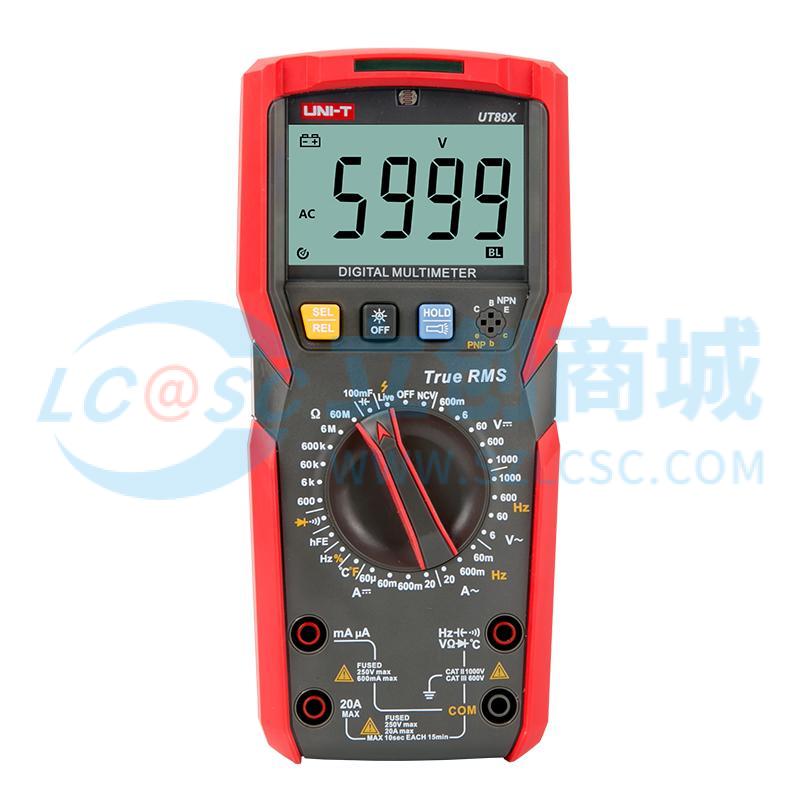 Đồng hồ vạn năng UT89X UNI-T NCV True RMS Dùng Cho Đo Kiểm Điện Tử - Techcore Việt Nam