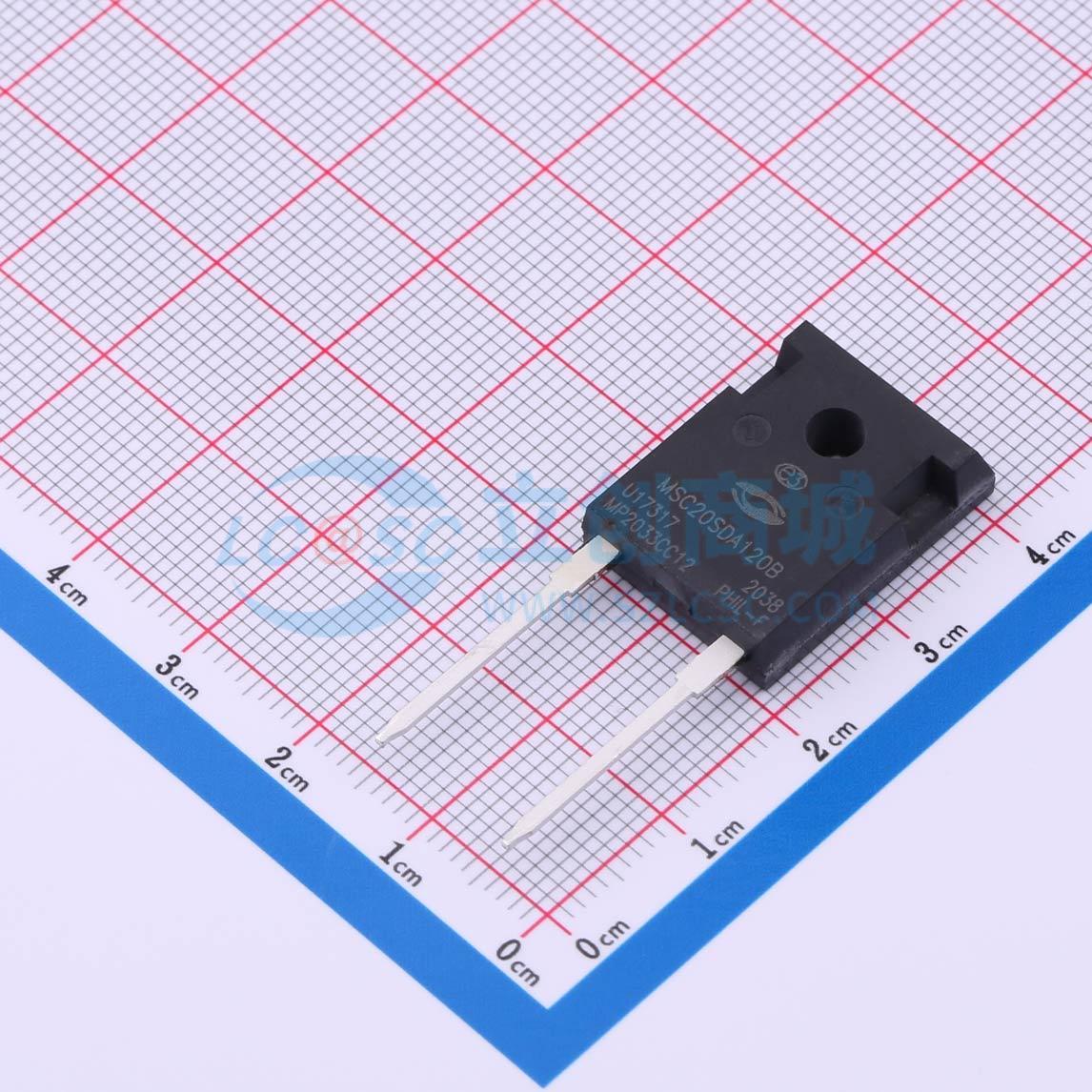 Diode SiC MSC020SDA120B MICROCHIP TO-247-2 1.8V@20A - Techcore Việt Nam