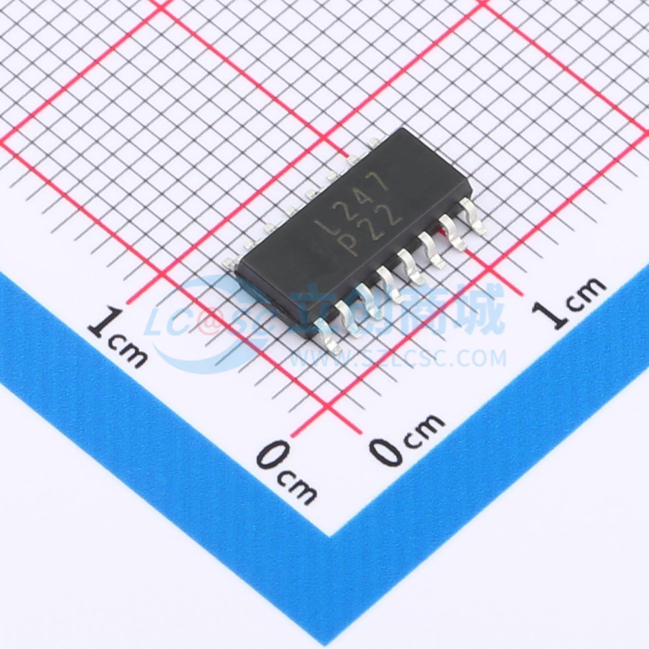 Optocoupler transistor LTV-247 LITEON SOP-16-5.4mm 1.2V - Techcore Việt Nam