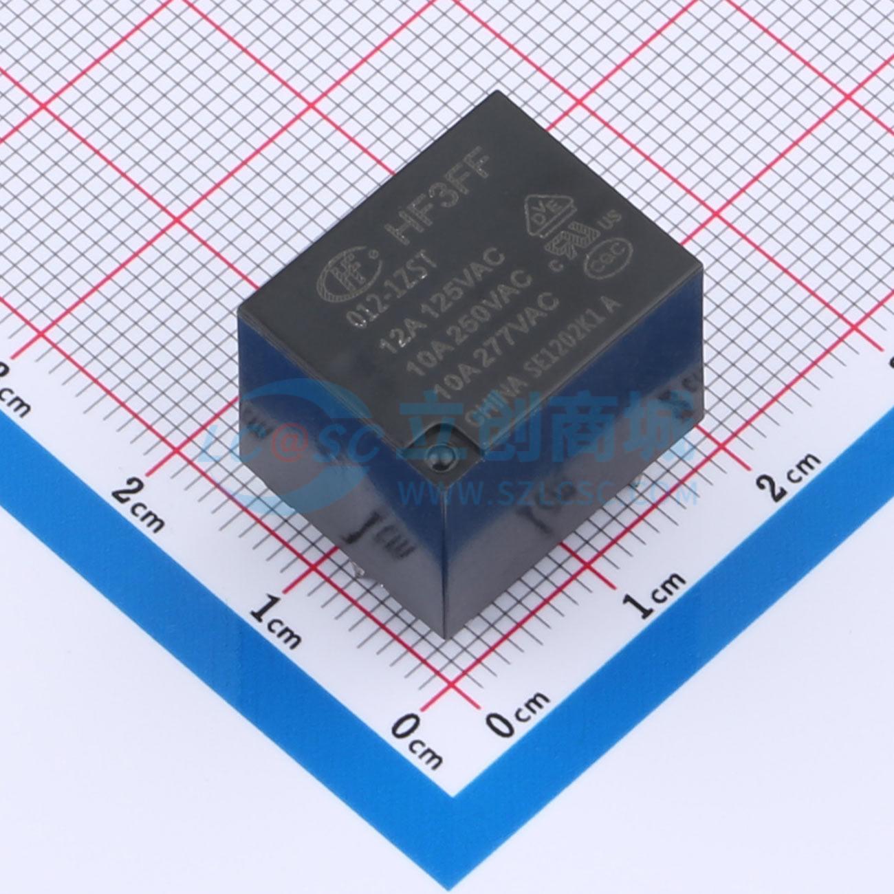 Rơ-le công suất HF3FF/012-1ZST HF THT,19x15.2mm - Techcore Việt Nam