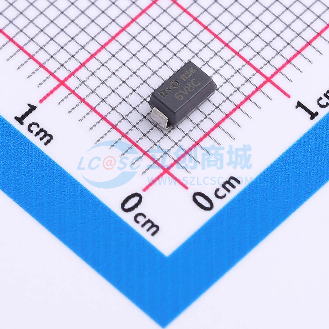 Diode bảo vệ TVS/ESD P4SMA6.8CA DO-214AC(SMA) 5.8V - Techcore Việt Nam