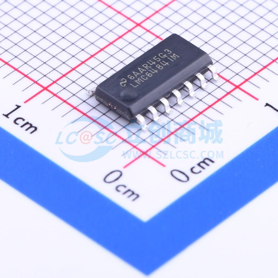 IC Khuếch Đại Thuật Toán LMC6484IMX/NOPB Texas Instruments SOIC-14 4 kênh Rail-to-Rail 1.5 MHz - Techcore Việt Nam