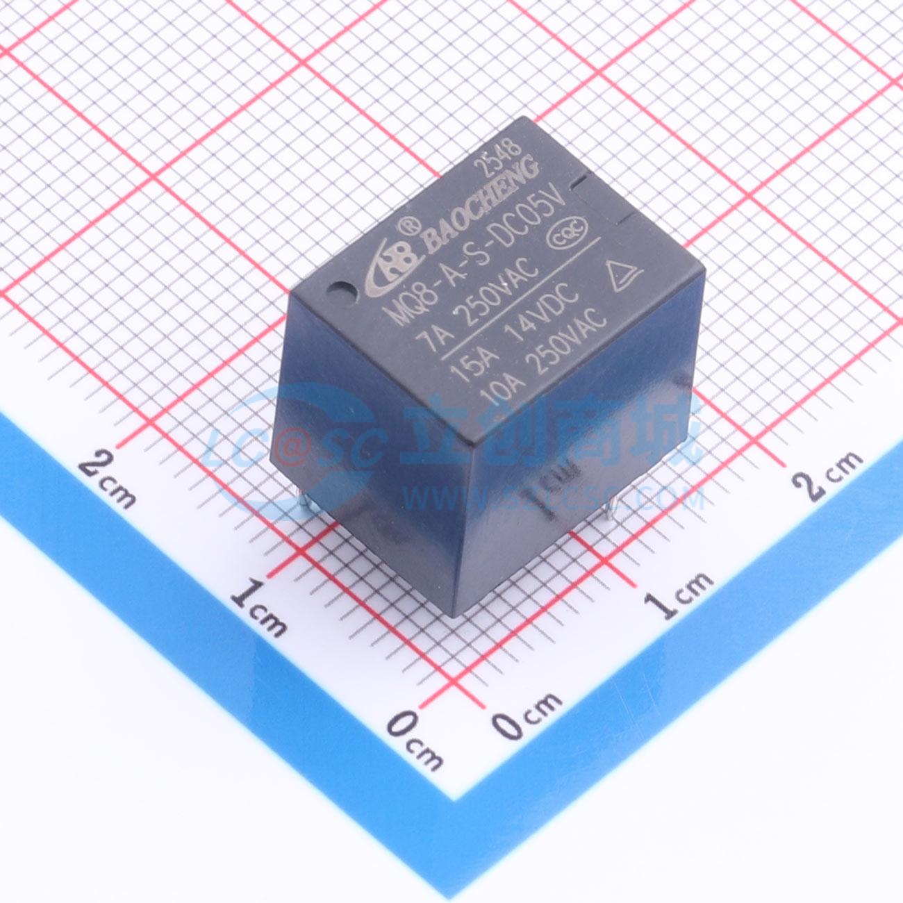 Rơ-le ô tô MQ8-A-S-DC05V 0.36W 10A NBC 5V THT - Techcore Việt Nam