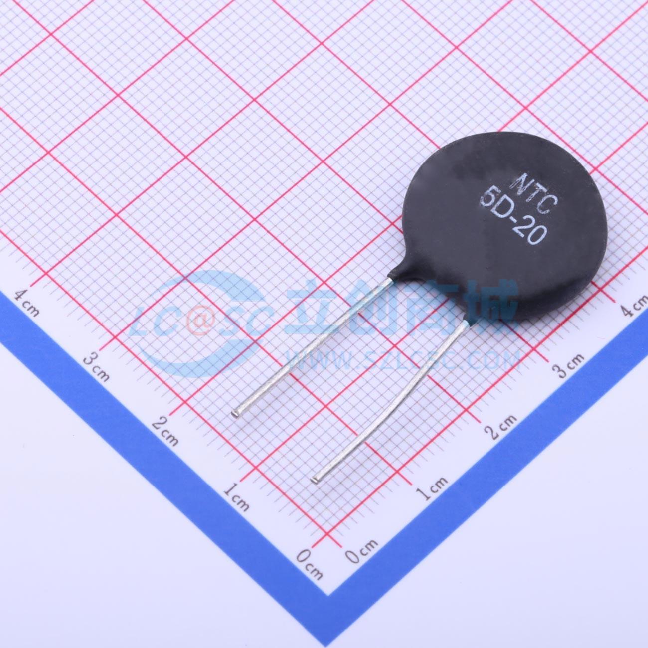 Điện trở nhiệt NTC 5D-20 HEL Xuyên lỗ 5Ω 4W Dùng cho thiết bị điện tử - Techcore Việt Nam