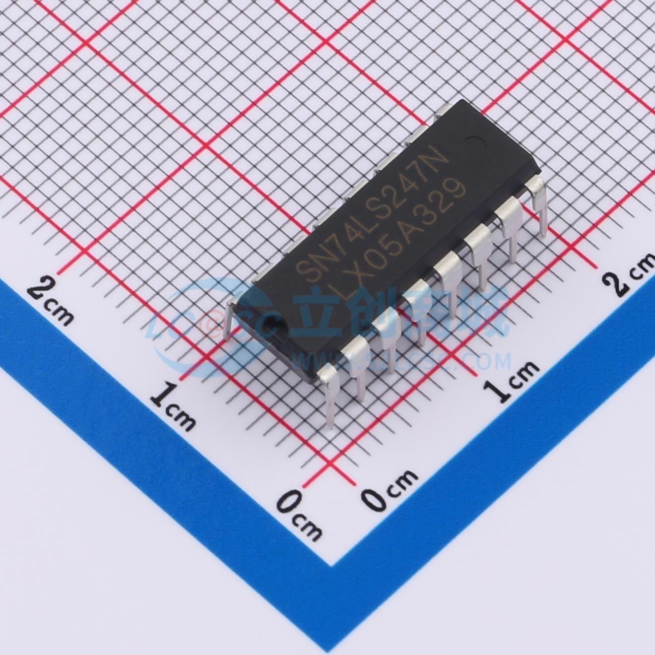 IC điều khiển LED 7 đoạn SN74LS247N(LX) LX DIP-16 1V - Techcore Việt Nam