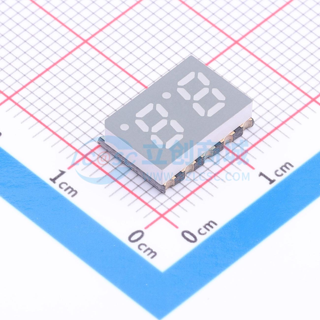 LED 7 đoạn GS2023CSR-G-DZ Guangcai Display SMD - Techcore Việt Nam