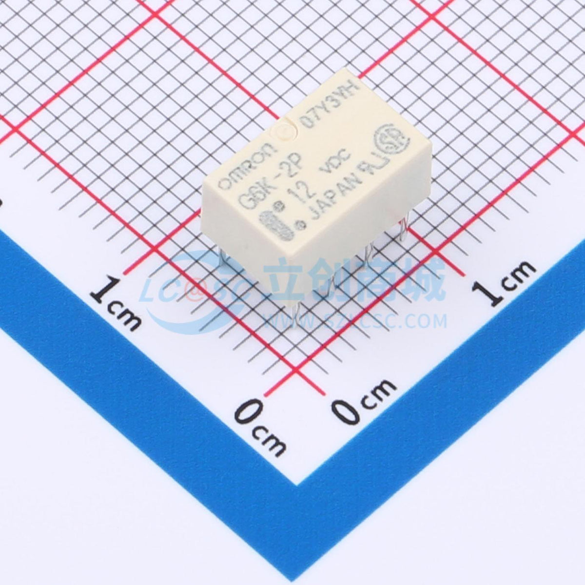 Rơ-le tín hiệu G6K-2P DC12 OMRON 12V DIP,10x6.5mm - Techcore Việt Nam