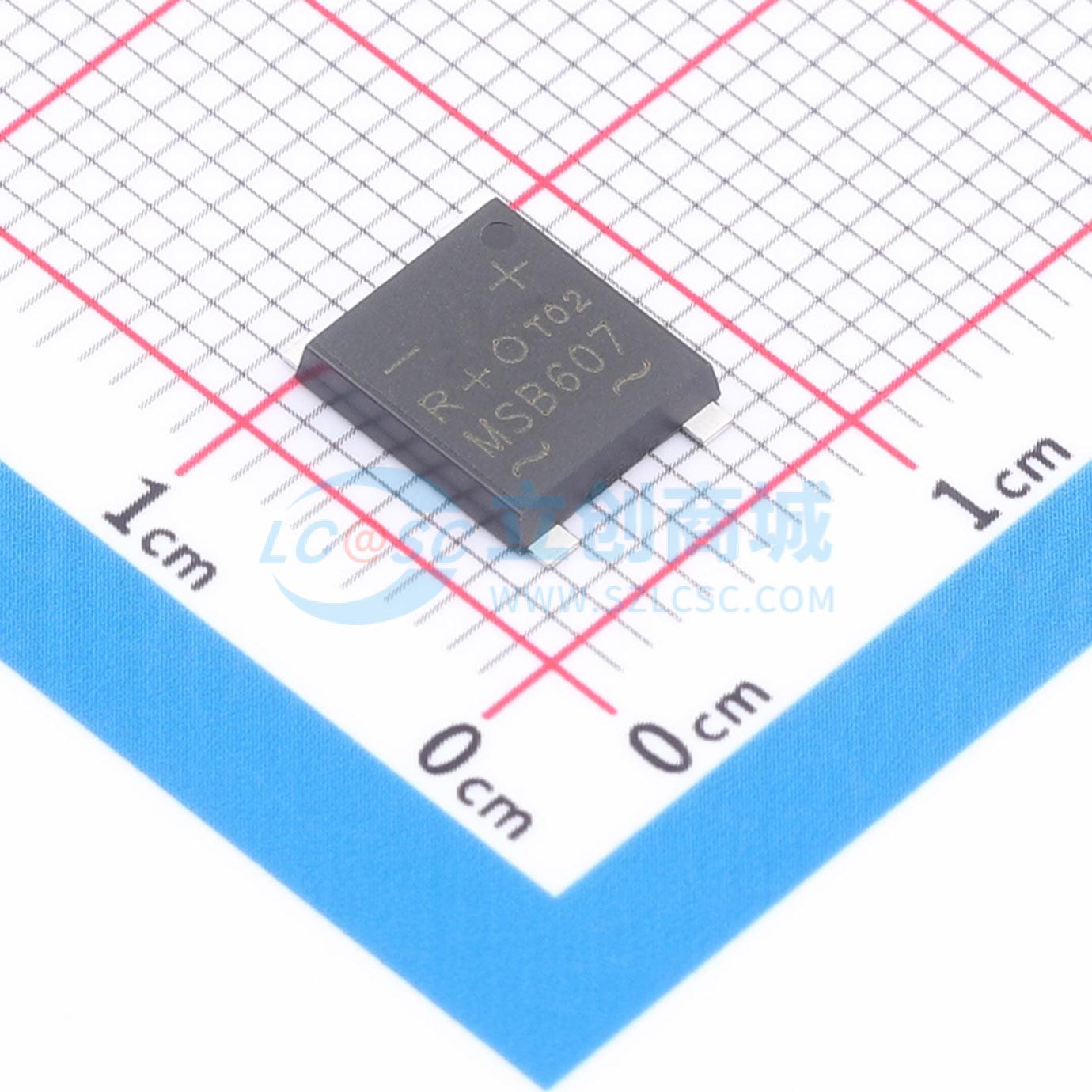 Cầu chỉnh lưu MSB607 R+O 1.1V@6A - Techcore Việt Nam