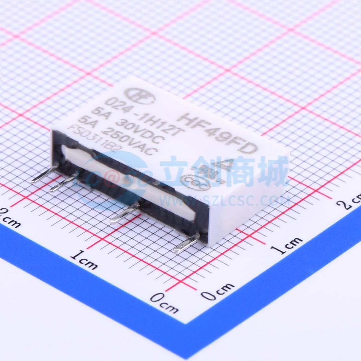 Rơ-le điện tử HF49FD-024-1H12T HF SIP,20x5mm - Techcore Việt Nam
