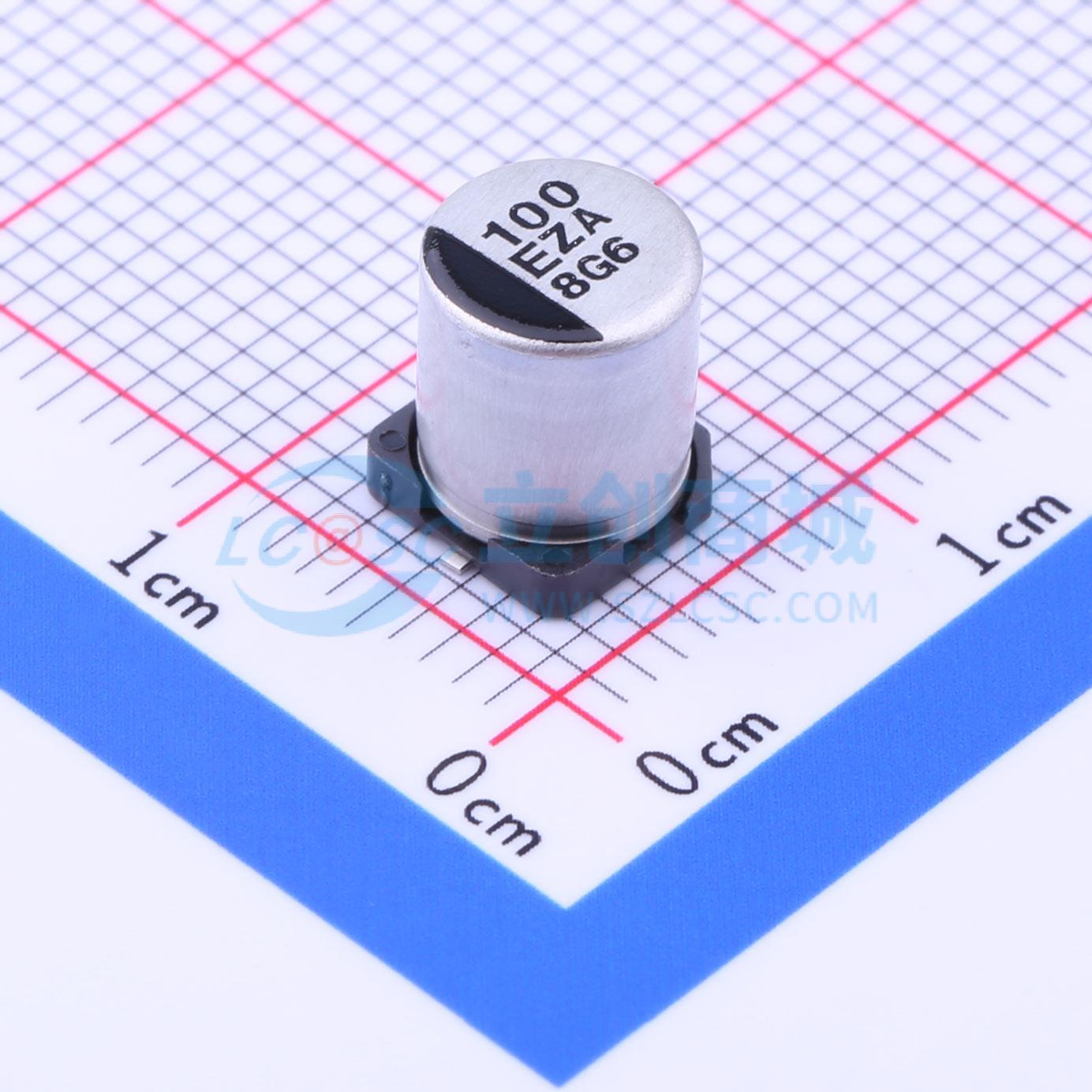 Linh kiện điện tử EEHZA1E101XP PANASONIC SMD,D6.3xL7.7mm - Techcore Việt Nam
