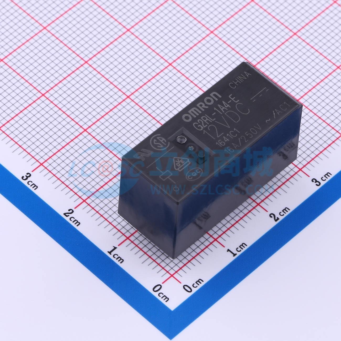 Rơ-le điện tử G2RL-1A4-E-DC12 OMRON 12V DIP,12.5x28.8mm - Techcore Việt Nam