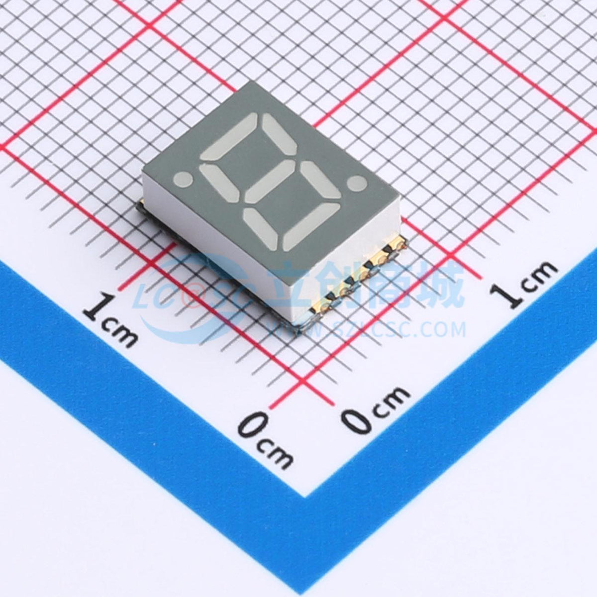 LED 7 đoạn GS2811AR-G Guangcai Display SMD,11x7.5mm - Techcore Việt Nam