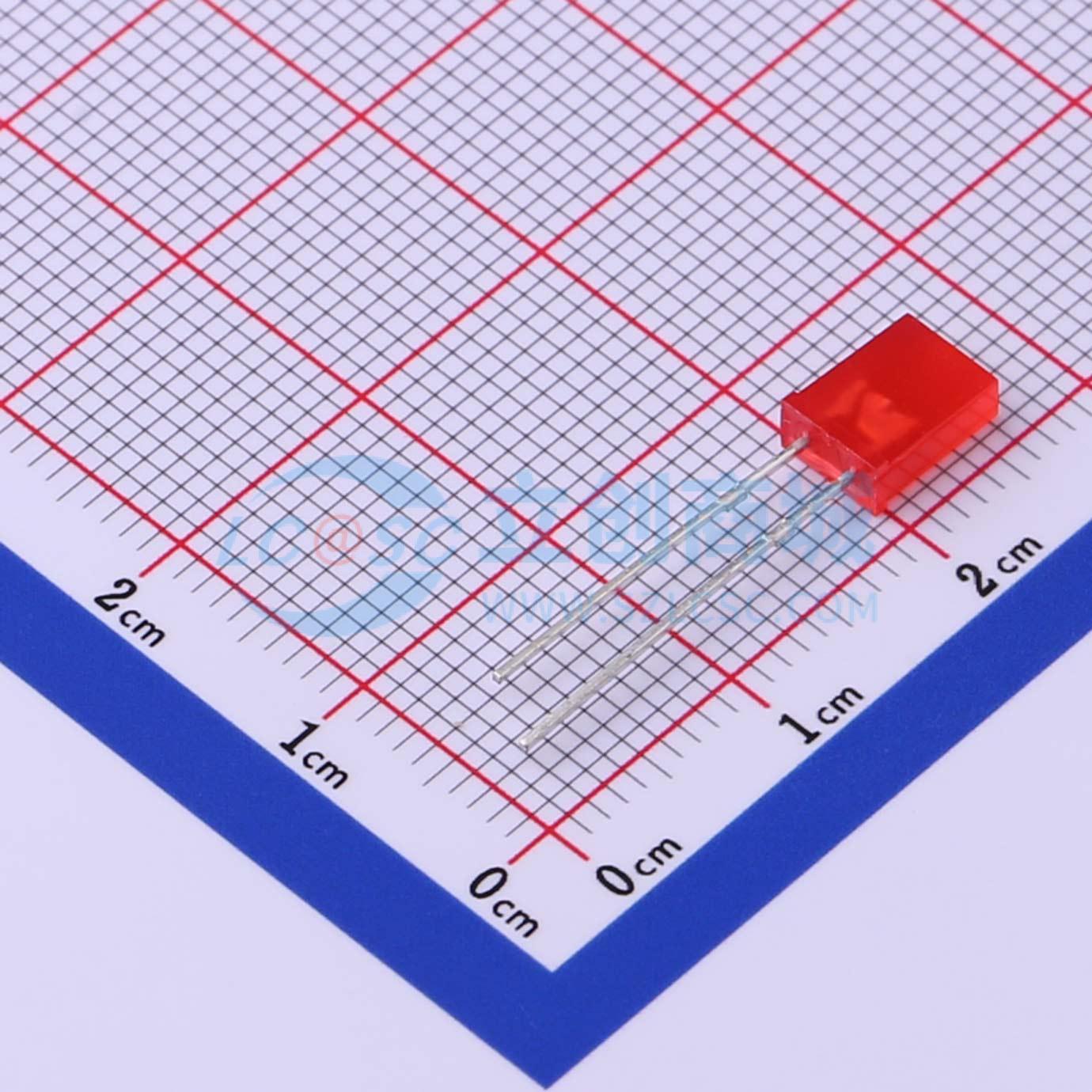 LED TJ-L257SSGHRMTCLFLC3R-A5 TOGIALED Xuyên lỗ,L=5mm Đỏ - Techcore Việt Nam