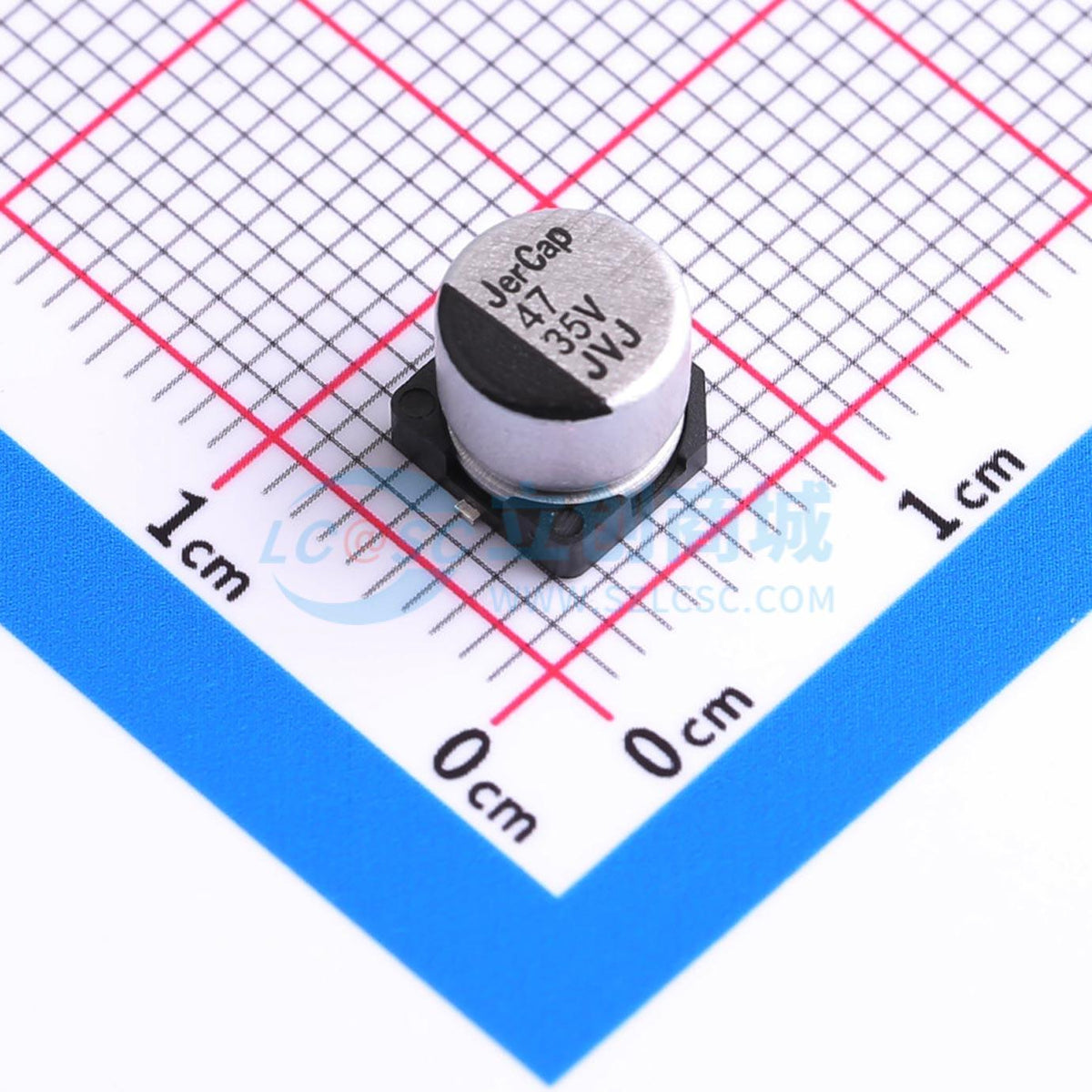 Linh kiện điện tử JVJ35V47M6x6 JIERR SMD,D6.3xL5.7mm - Techcore Việt Nam