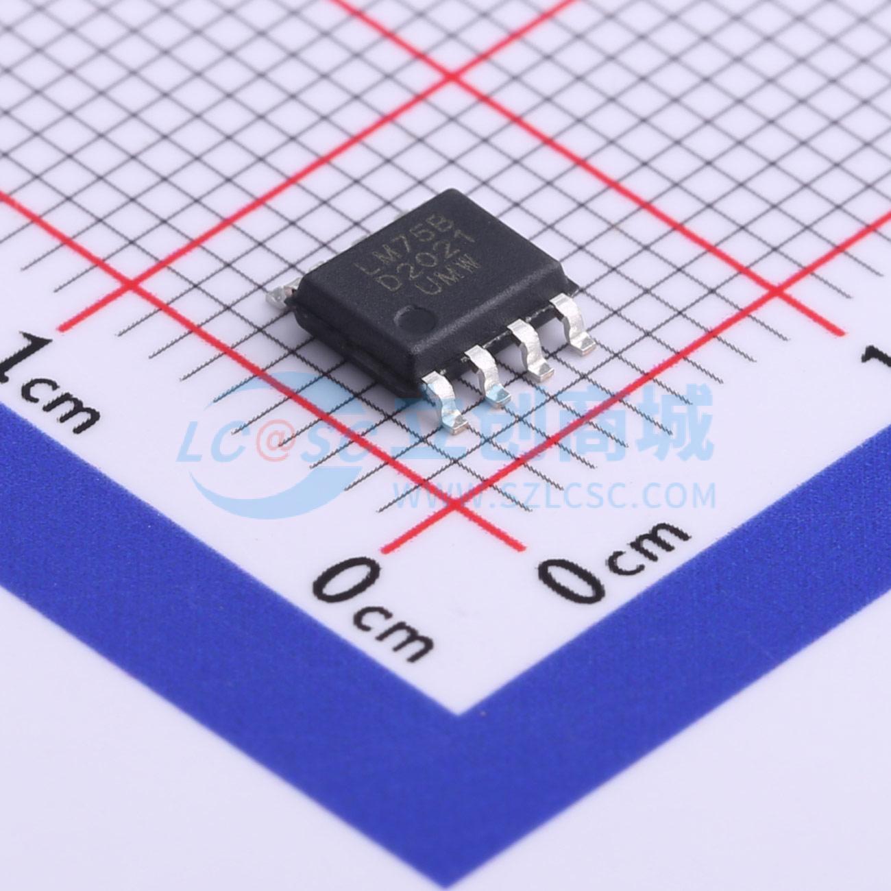 Cảm biến nhiệt độ LM75BD(UMW) SOIC-8 -55°C~+125°C 2.8V~5.5V - Techcore Việt Nam