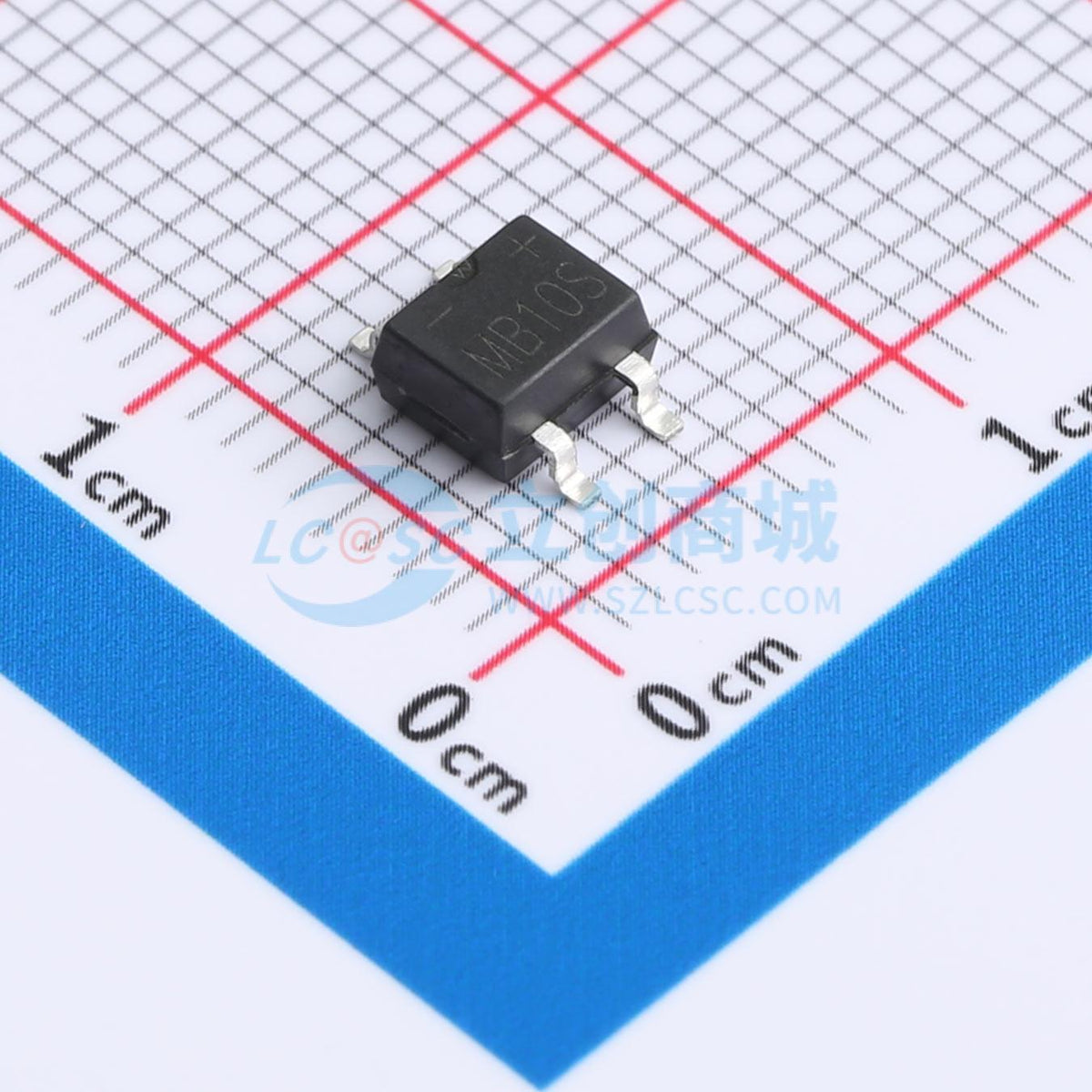 Cầu chỉnh lưu MB10S UMW SOP-4 1V@0.5A - Techcore Việt Nam
