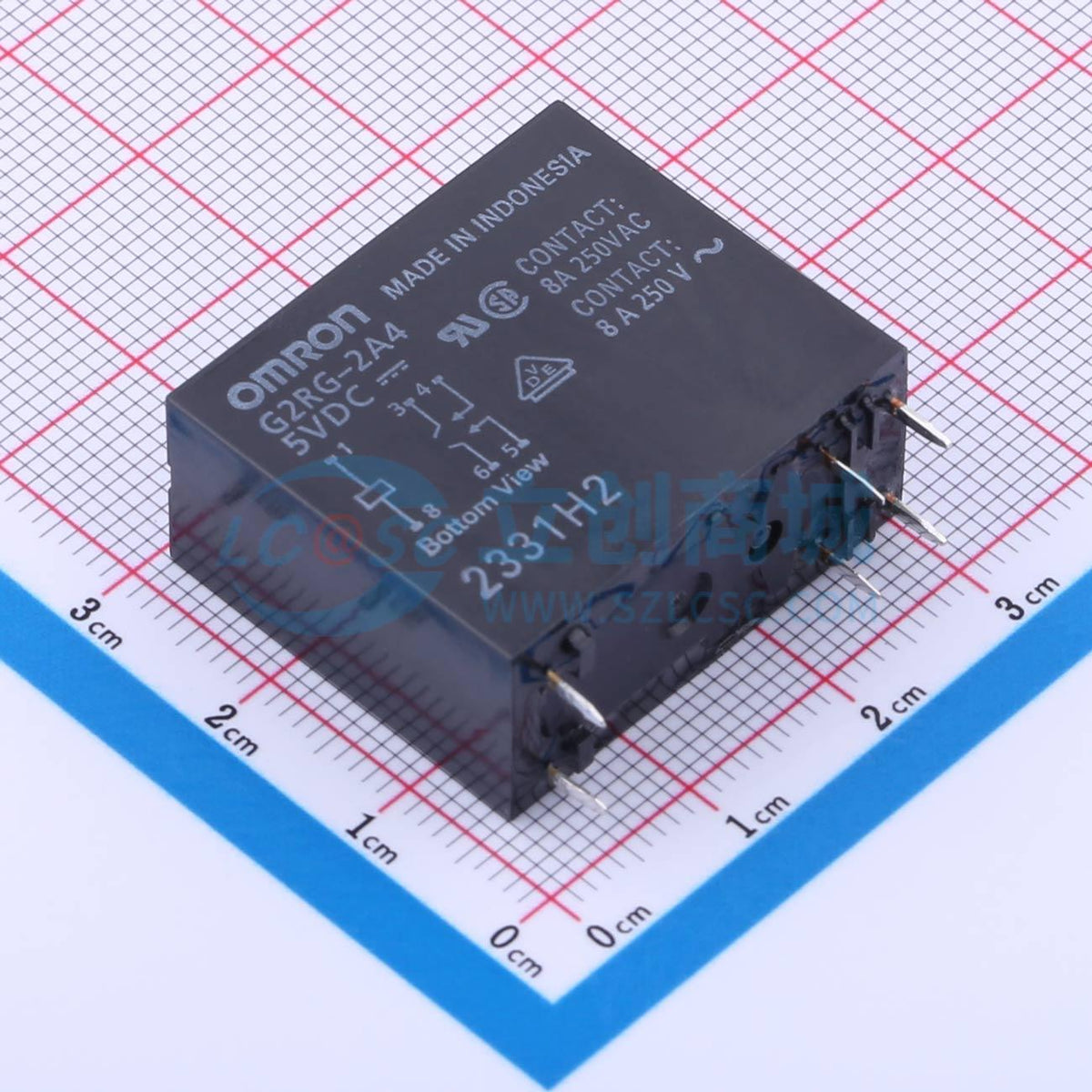 Rơ-le điện tử G2RG-2A4 DC5 OMRON 5V THT - Techcore Việt Nam