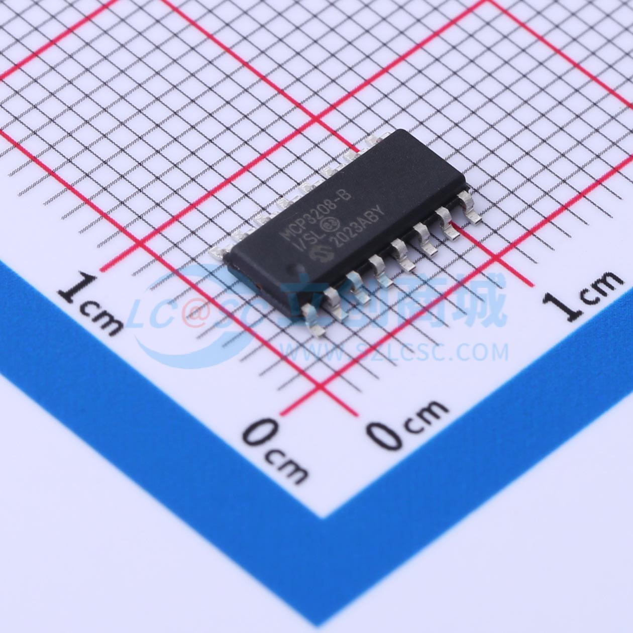 IC ADC MCP3208T-BI/SL SOIC-16 - Techcore Việt Nam