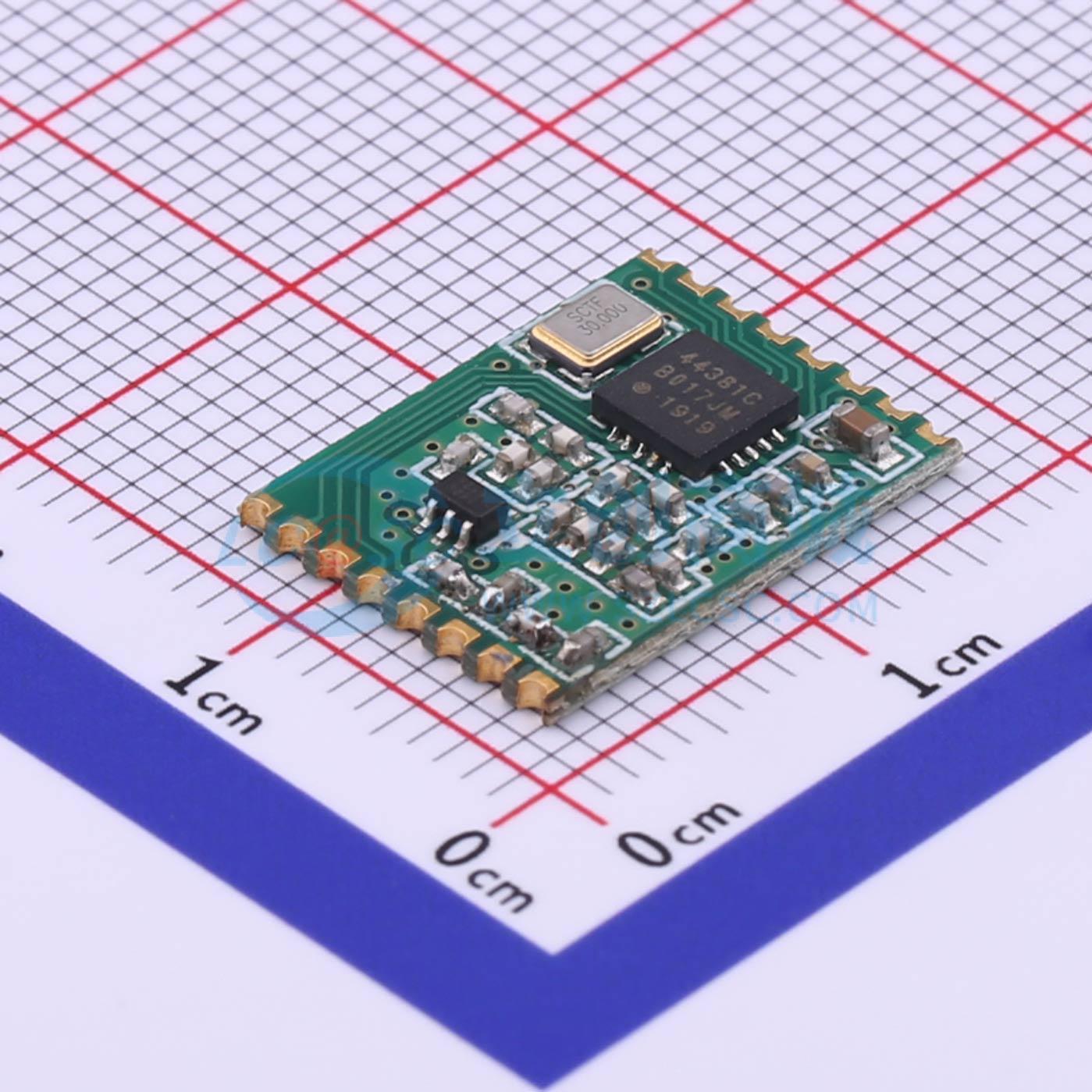 Module RF SI4438S4S-V1-B1C Vollgo SMD 16x12.5mm 433MHz - Techcore Việt Nam
