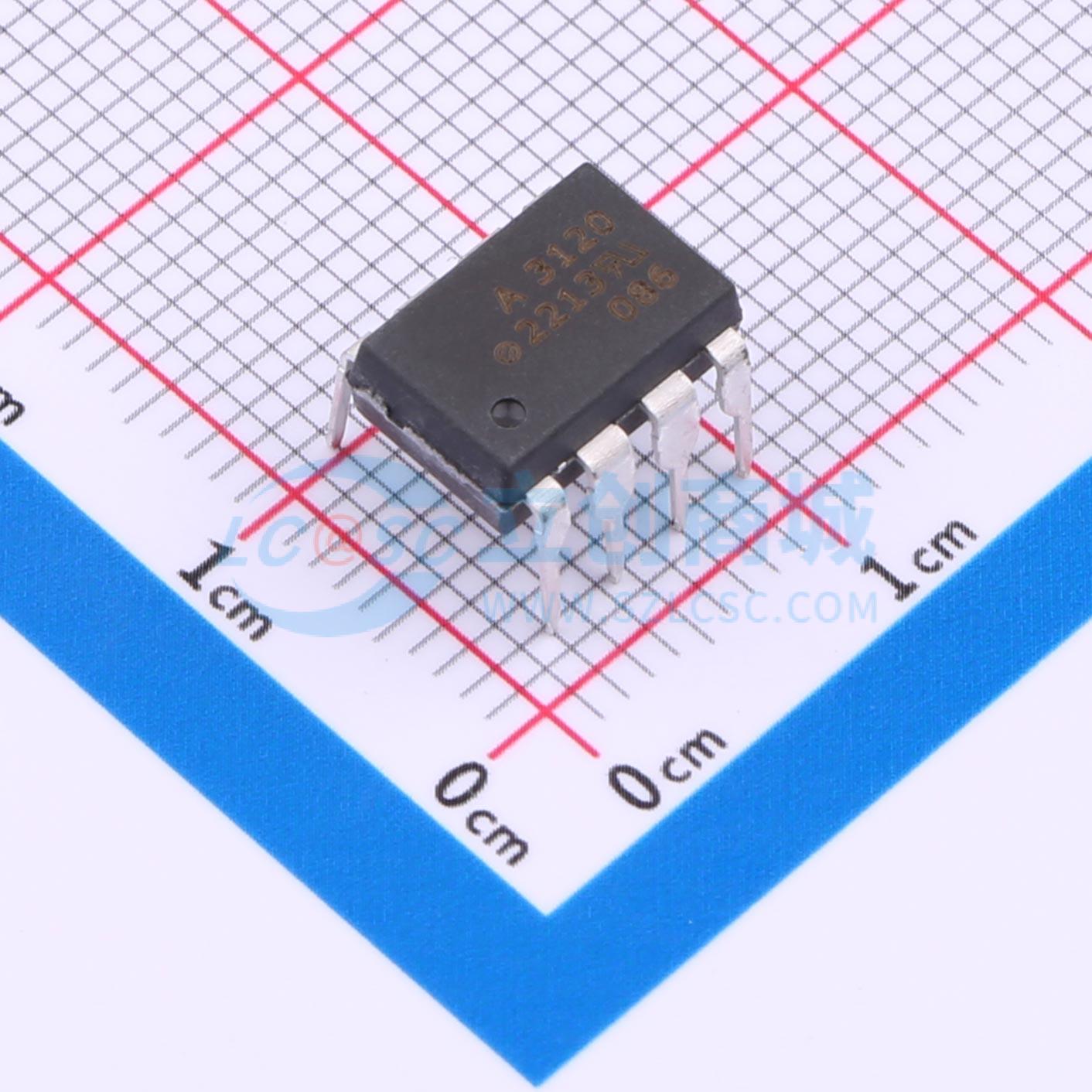 Optocoupler logic HCPL-3120-000E Broadcom DIP-8 - Techcore Việt Nam