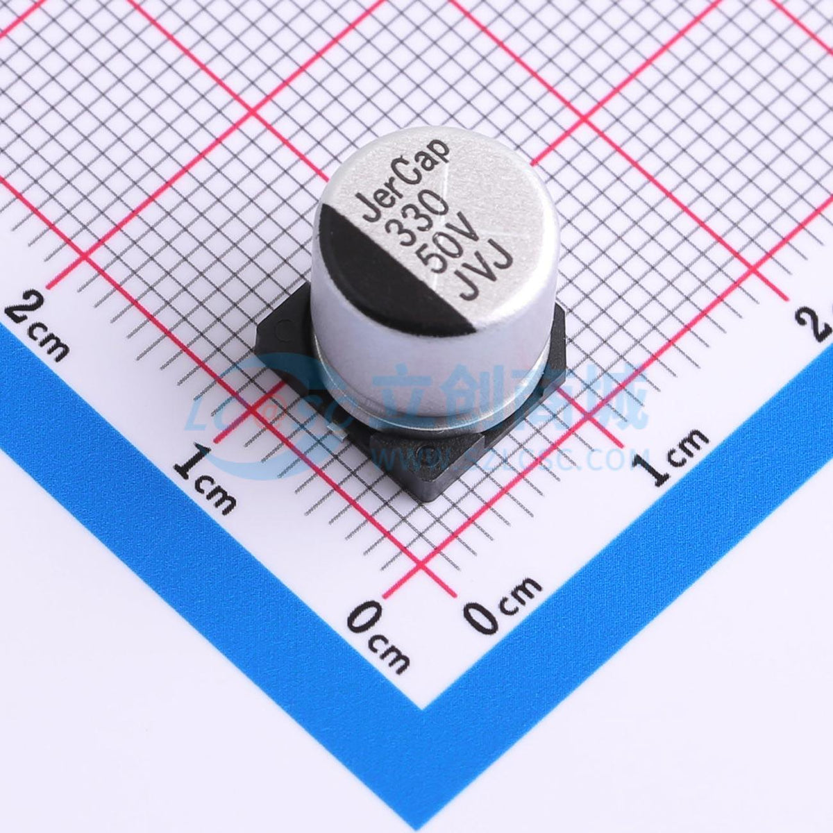 Linh kiện điện tử JVJ50V330M10x10 JIERR SMD,D10xL10.5mm - Techcore Việt Nam