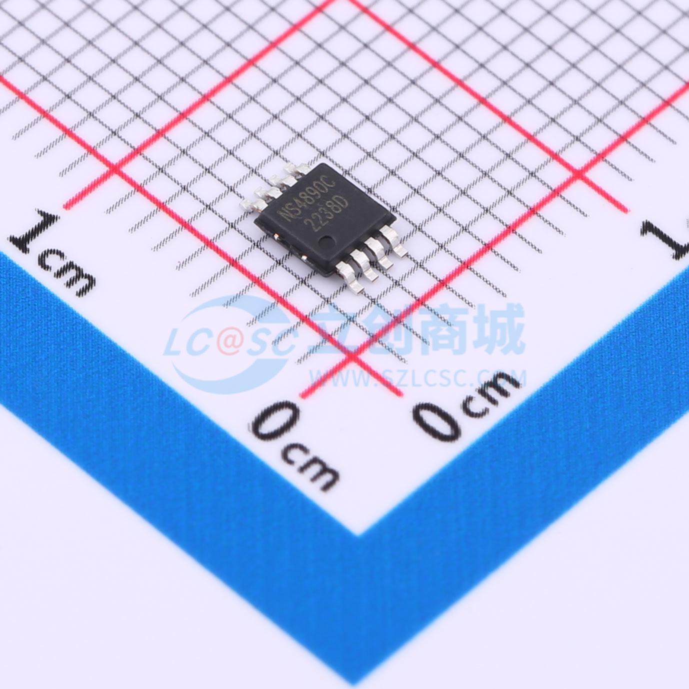 IC Khuếch Đại Công Suất Âm Thanh NS4890C Nsiway MSOP-8 Class AB 1.56 W × 1 @ 8Ω - Techcore Việt Nam