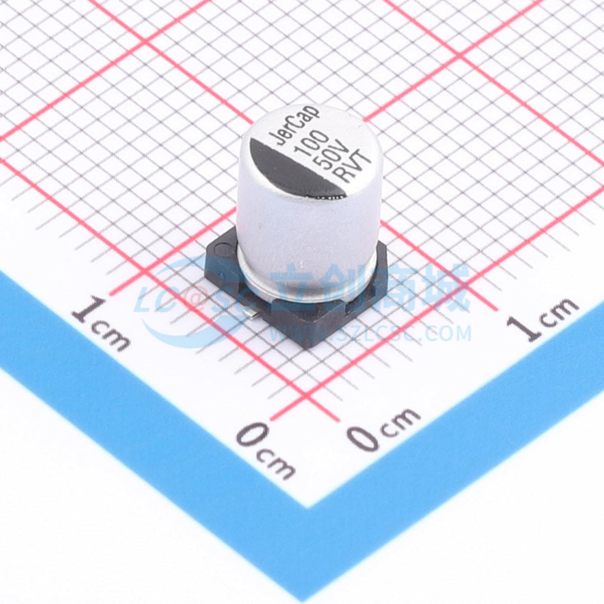 Linh kiện điện tử RVT50V100M6X8 JIERR SMD,D6.3xL7.7mm - Techcore Việt Nam