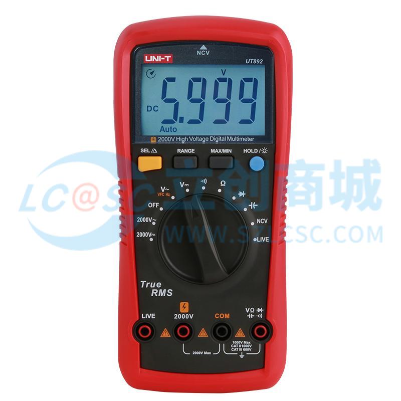 Đồng hồ vạn năng UT892 UNI-T NCV True RMS Dùng Cho Đo Kiểm Điện Tử - Techcore Việt Nam
