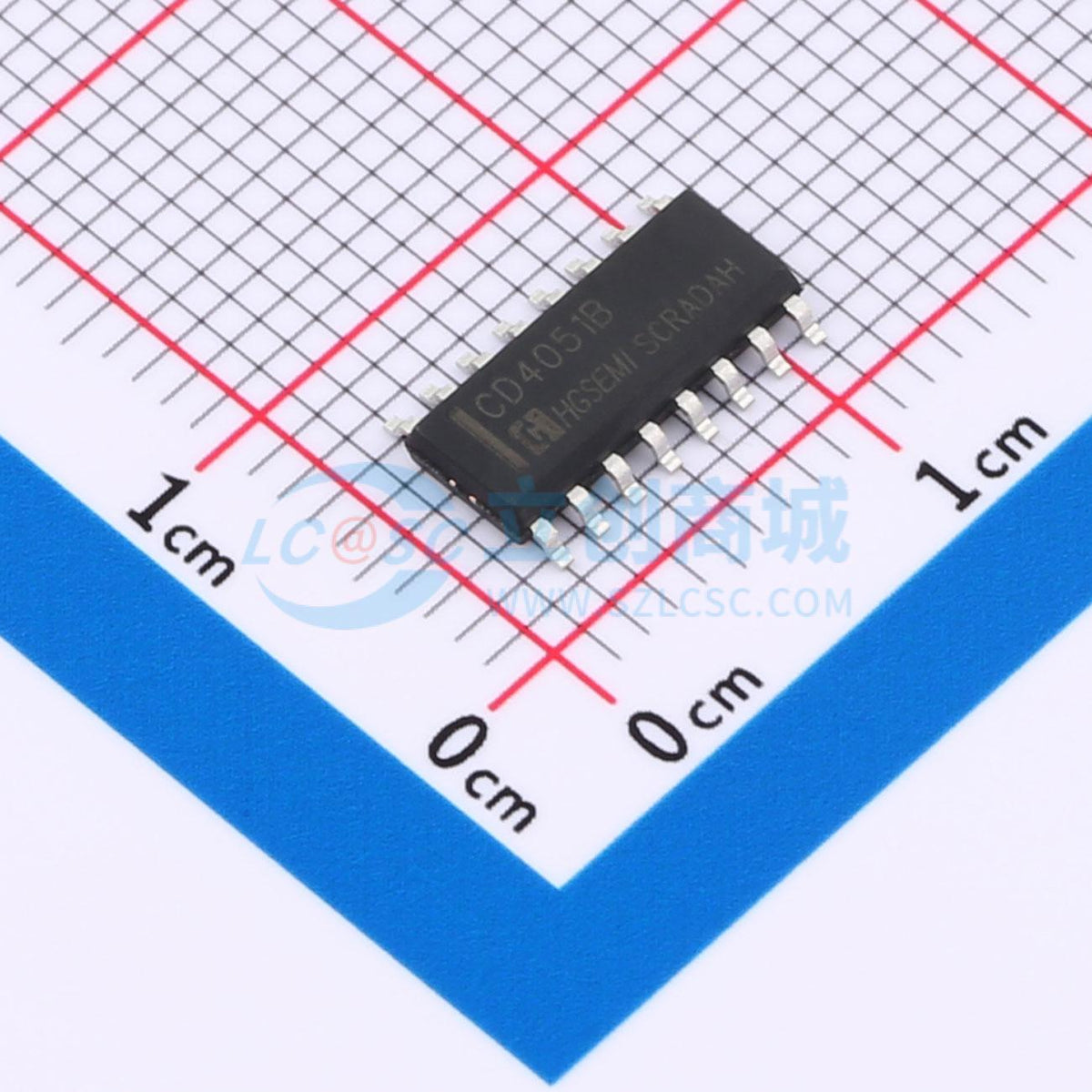 Linh kiện điện tử CD4051BM/TR HGSEMI SOP-16 - Techcore Việt Nam