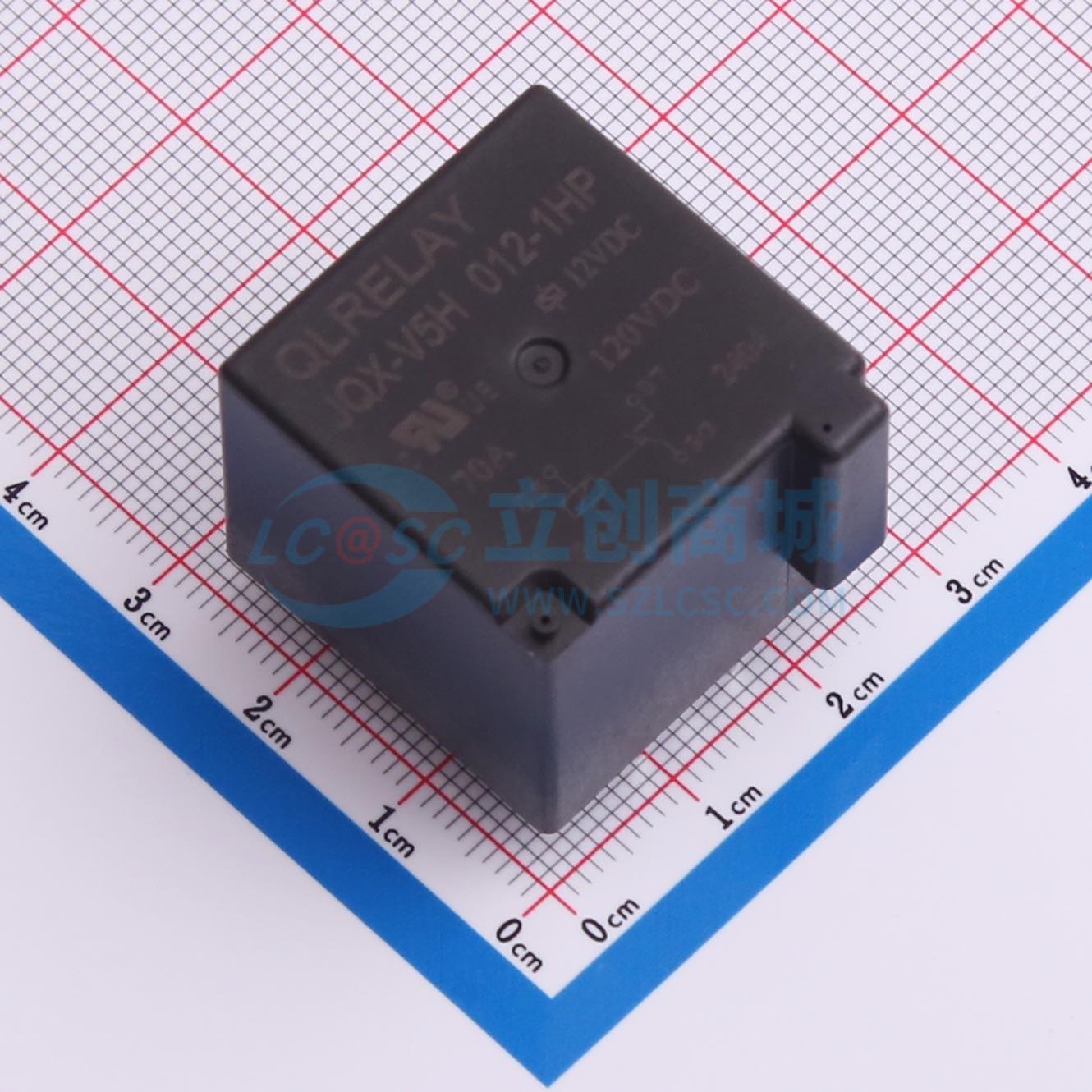 Rơ-le ô tô JQX-V5H 012-1HP QLRELAY 12V THT,26x26mm - Techcore Việt Nam