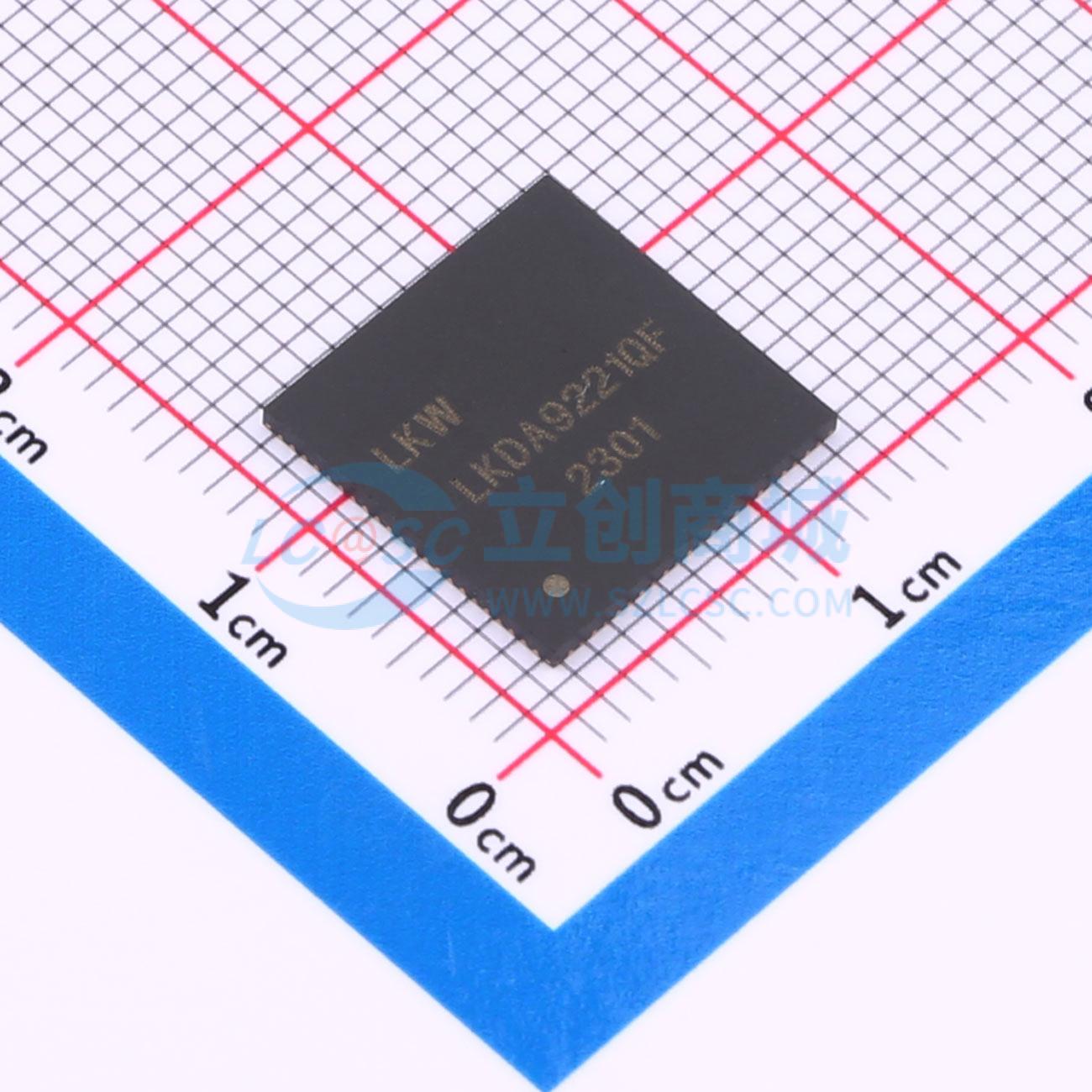 IC DAC LKDA9221QF QFN-88(12x12) - Techcore Việt Nam