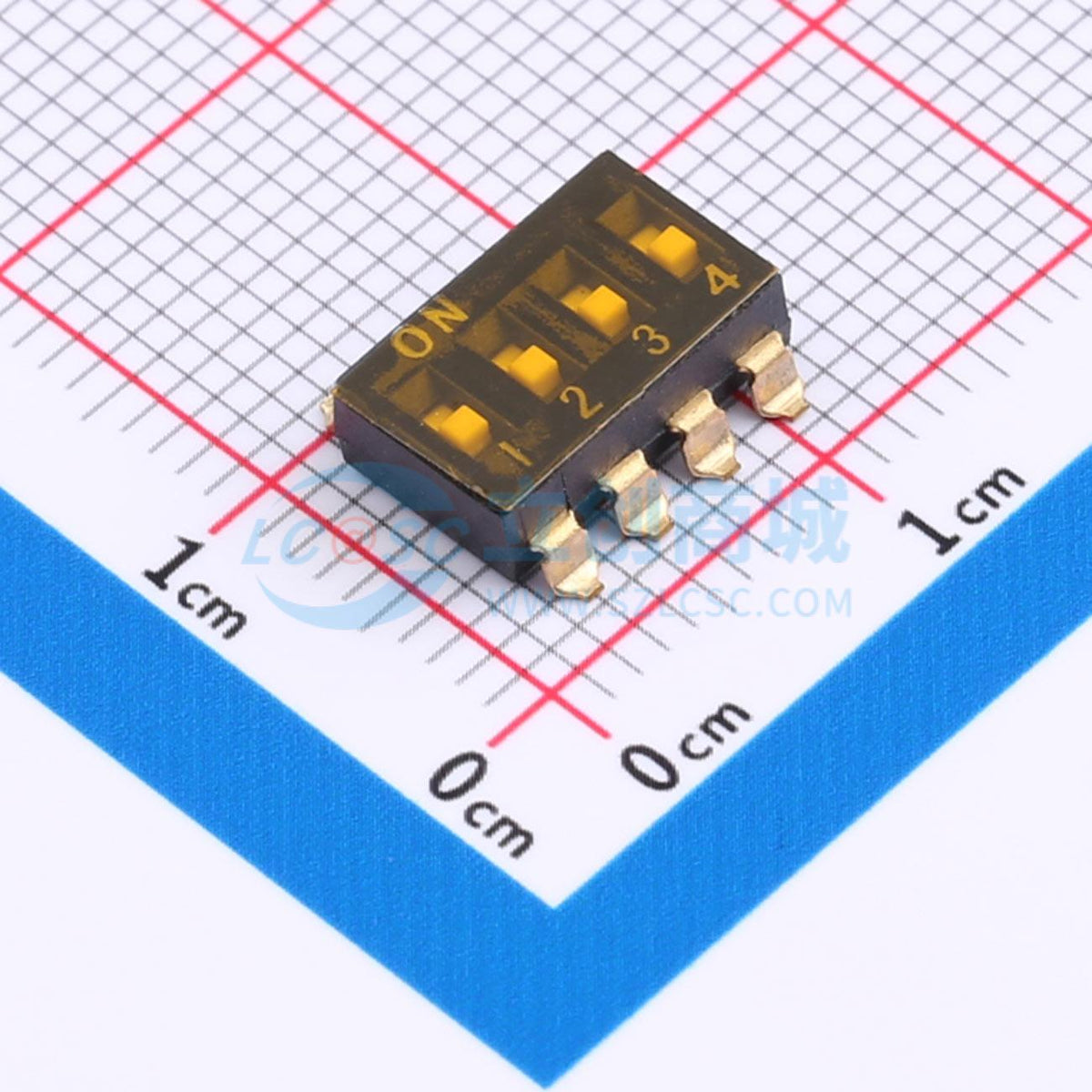 Linh kiện điện tử DSIC-04-TS-GER SMD,P=2.54mm - Techcore Việt Nam