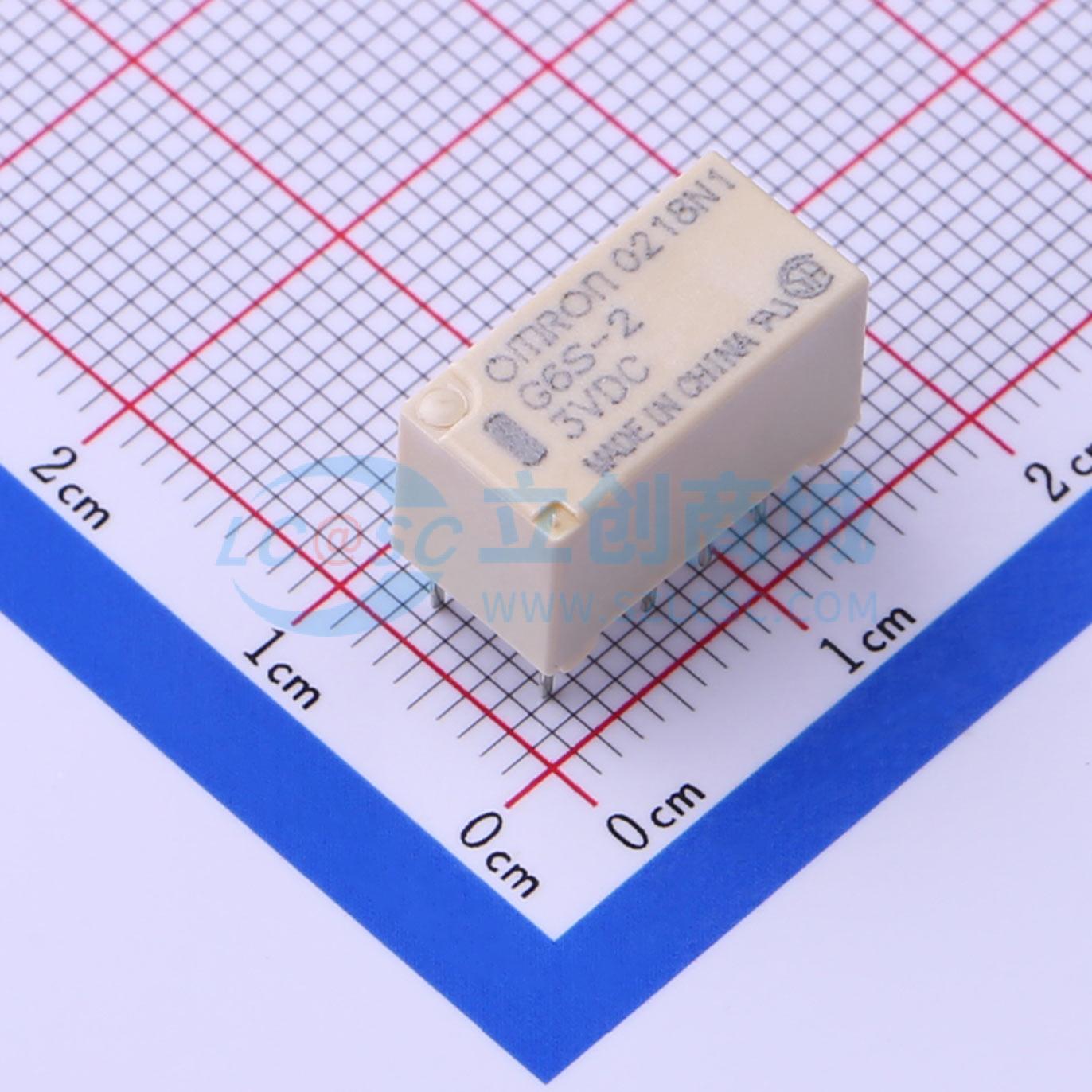 Rơ-le điện tử G6S-2 DC3 OMRON 3V DIP,14.8x7.3mm - Techcore Việt Nam