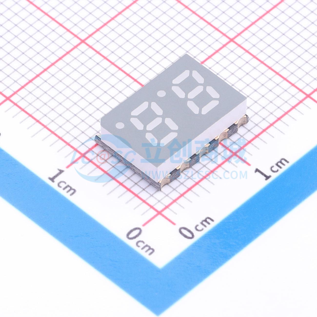 LED 7 đoạn GS2023ASR-G-DZ Guangcai Display SMD - Techcore Việt Nam