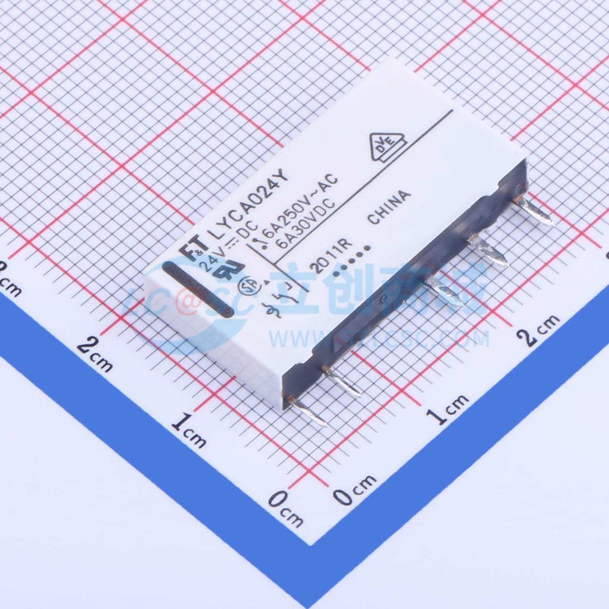 Rơ-le công suất FTR-LYCA024Y FUJITSU SIP,28x5mm - Techcore Việt Nam