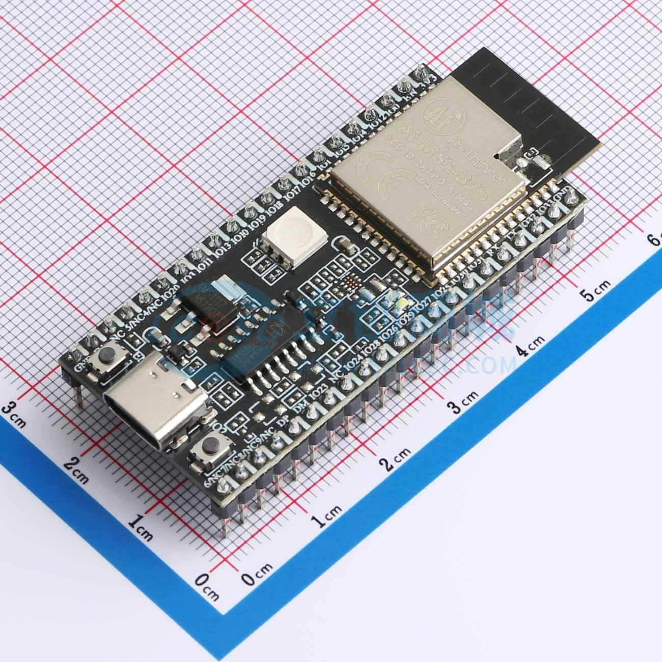 Module WiFi Ai-M61-32S-KIT(ALL) Ai-Thinker Xuyên lỗ 59.8x25mm 2.4GHz - Techcore Việt Nam