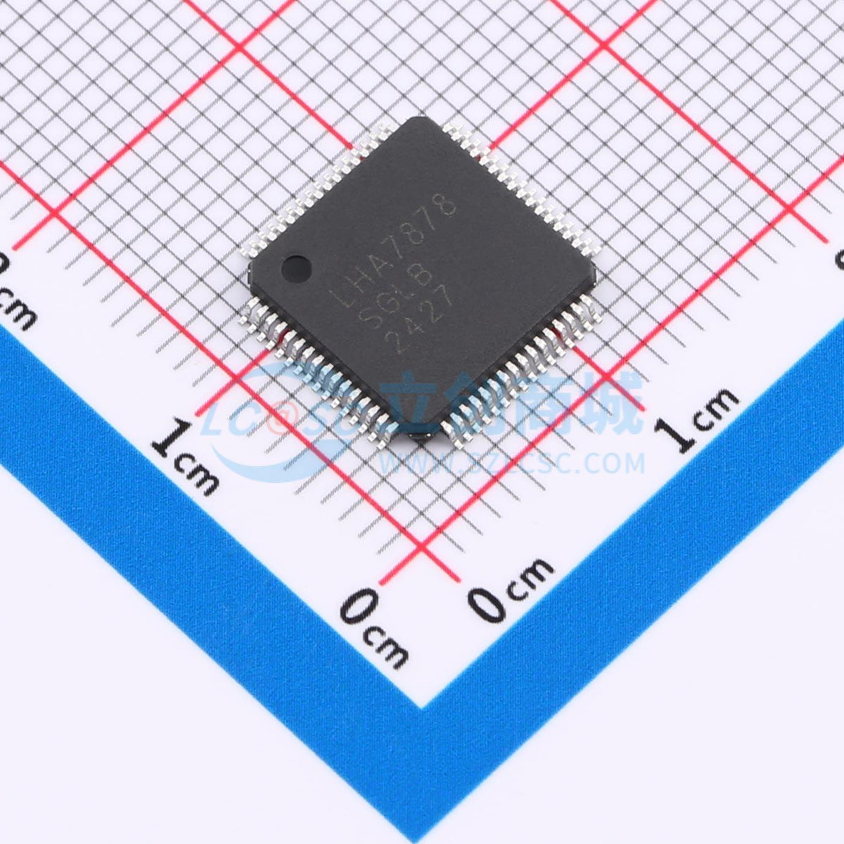 IC ADC LHA7878SGLB LQFP-64(10x10) - Techcore Việt Nam