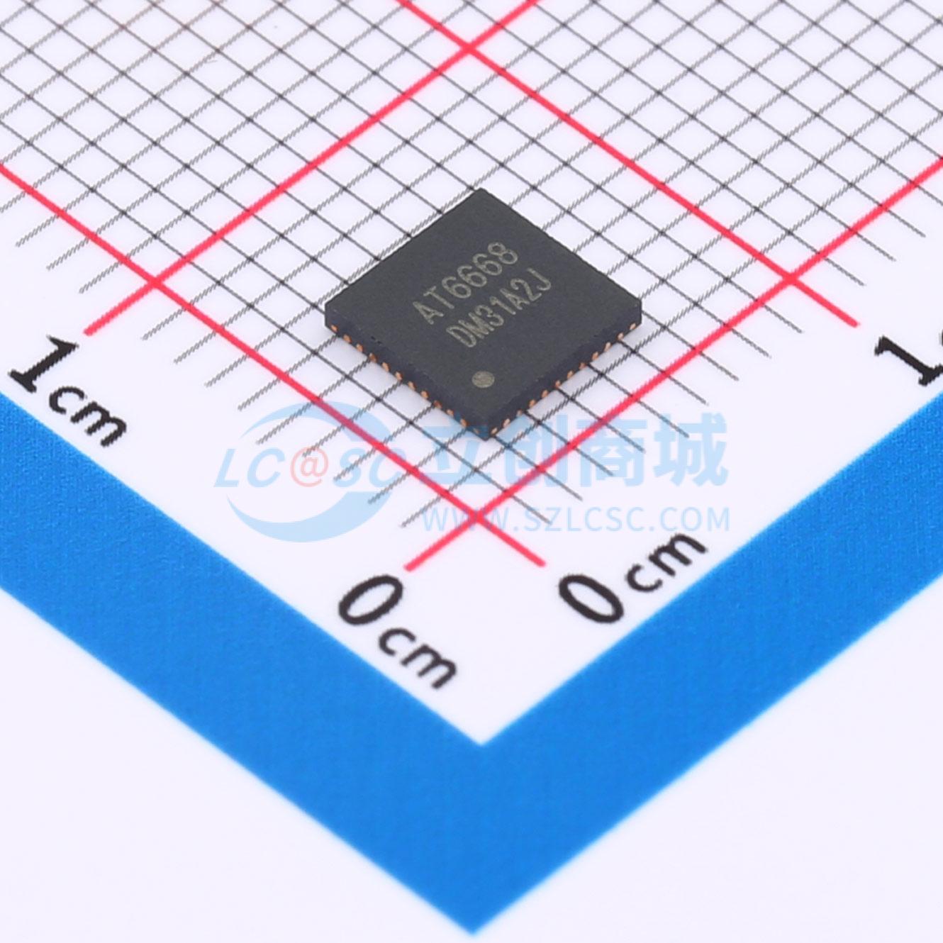 Module Định Vị GNSS/GPS AT6668-6N-74 Hangzhou Zhongke Microelectronics QFN-40-EP(5x5) QZSS, GLONASS, BDS, GALILEO, GPS - Techcore Việt Nam