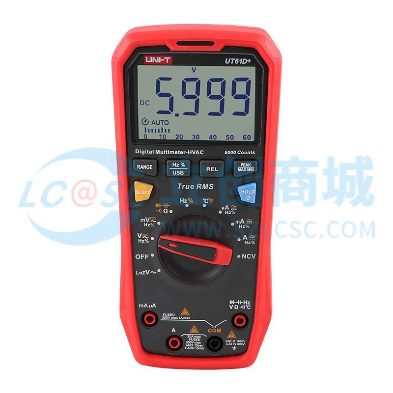 Đồng hồ vạn năng UT61D+ UNI-T NCV True RMS Dùng Cho Đo Kiểm Điện Tử - Techcore Việt Nam