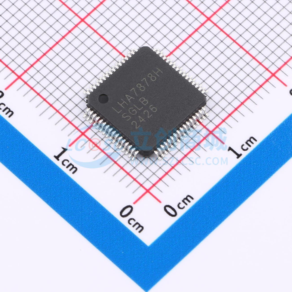 IC ADC LHA7878HSGLB LQFP-64(10x10) - Techcore Việt Nam
