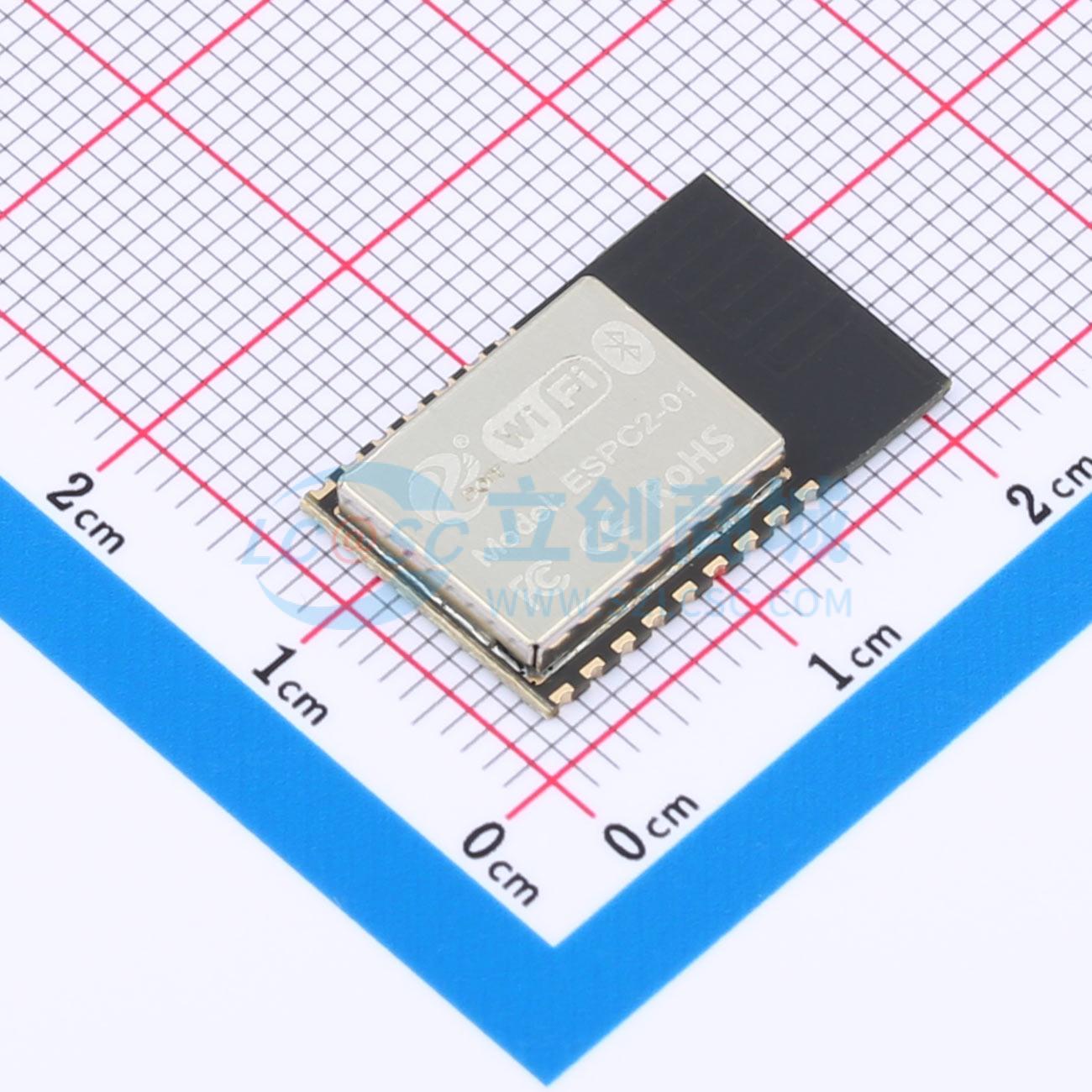 Module WiFi ESPC2-01-N2 DOIT Xuyên lỗ 24.5x14.5mm 2.4GHz - Techcore Việt Nam