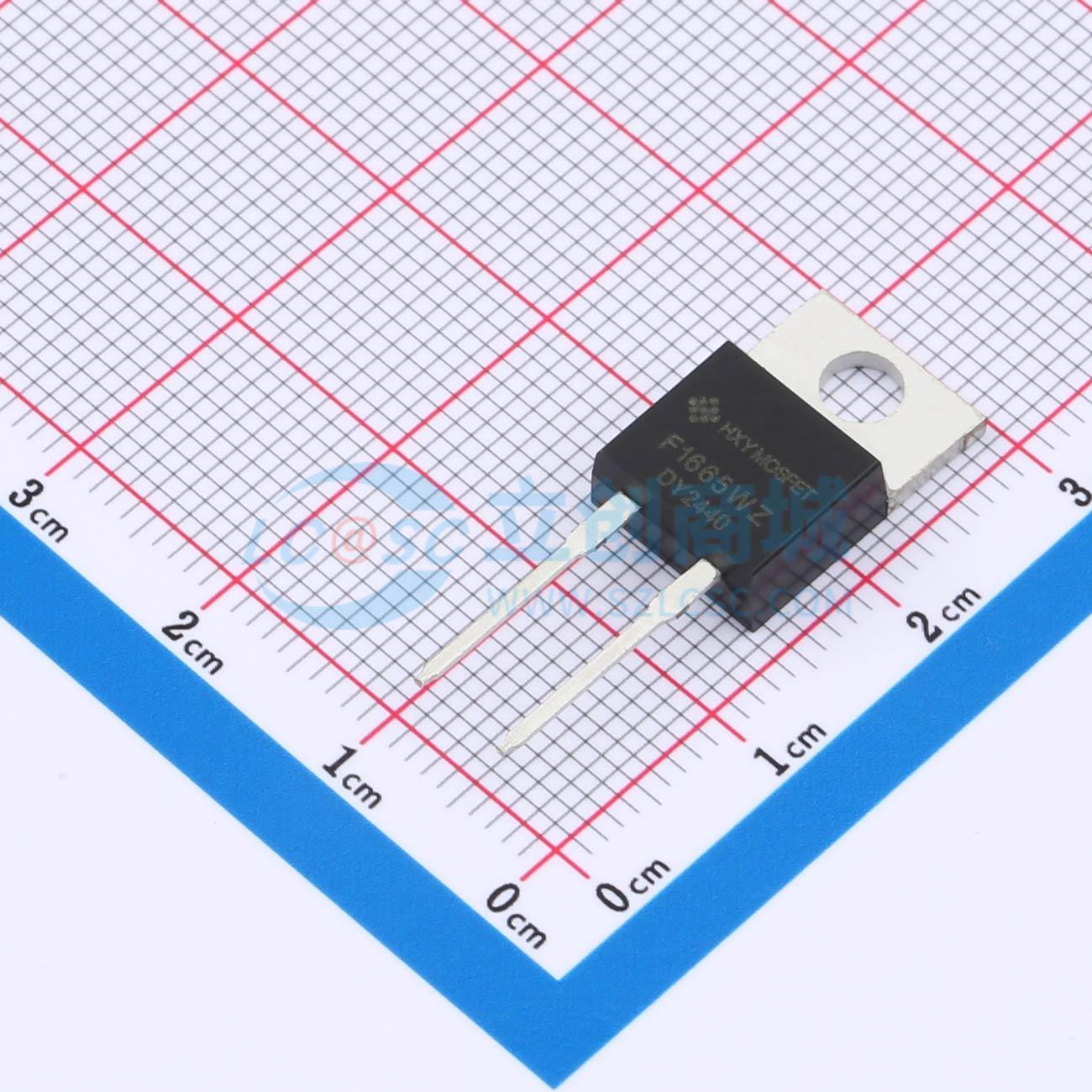 Diode SiC HFFSP1665A HXY MOSFET TO-220H-2L 1.3V@16A - Techcore Việt Nam