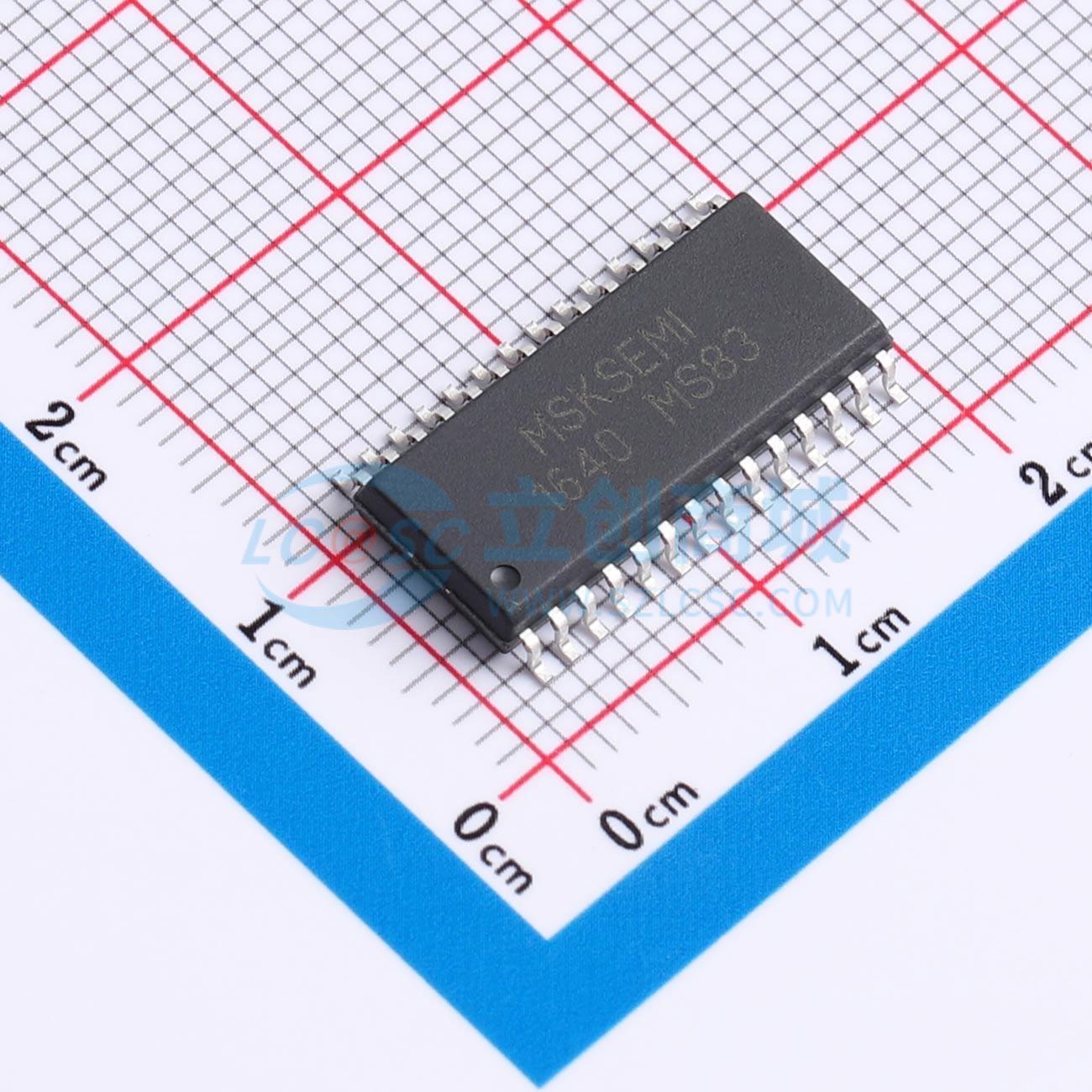 IC điều khiển LED 7 đoạn MS1640(SOP28) MSKSEMI SOP-28 1V - Techcore Việt Nam