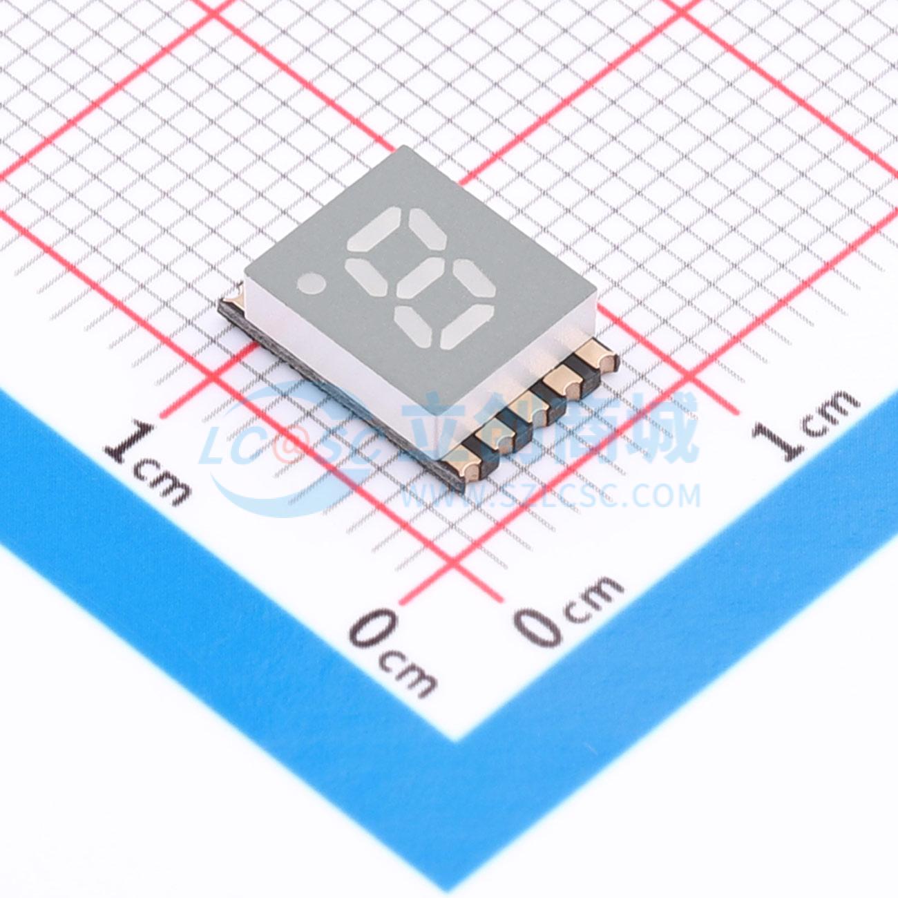 LED 7 đoạn GS2011AW-G-DZ Guangcai Display SMD,10x6.9mm - Techcore Việt Nam