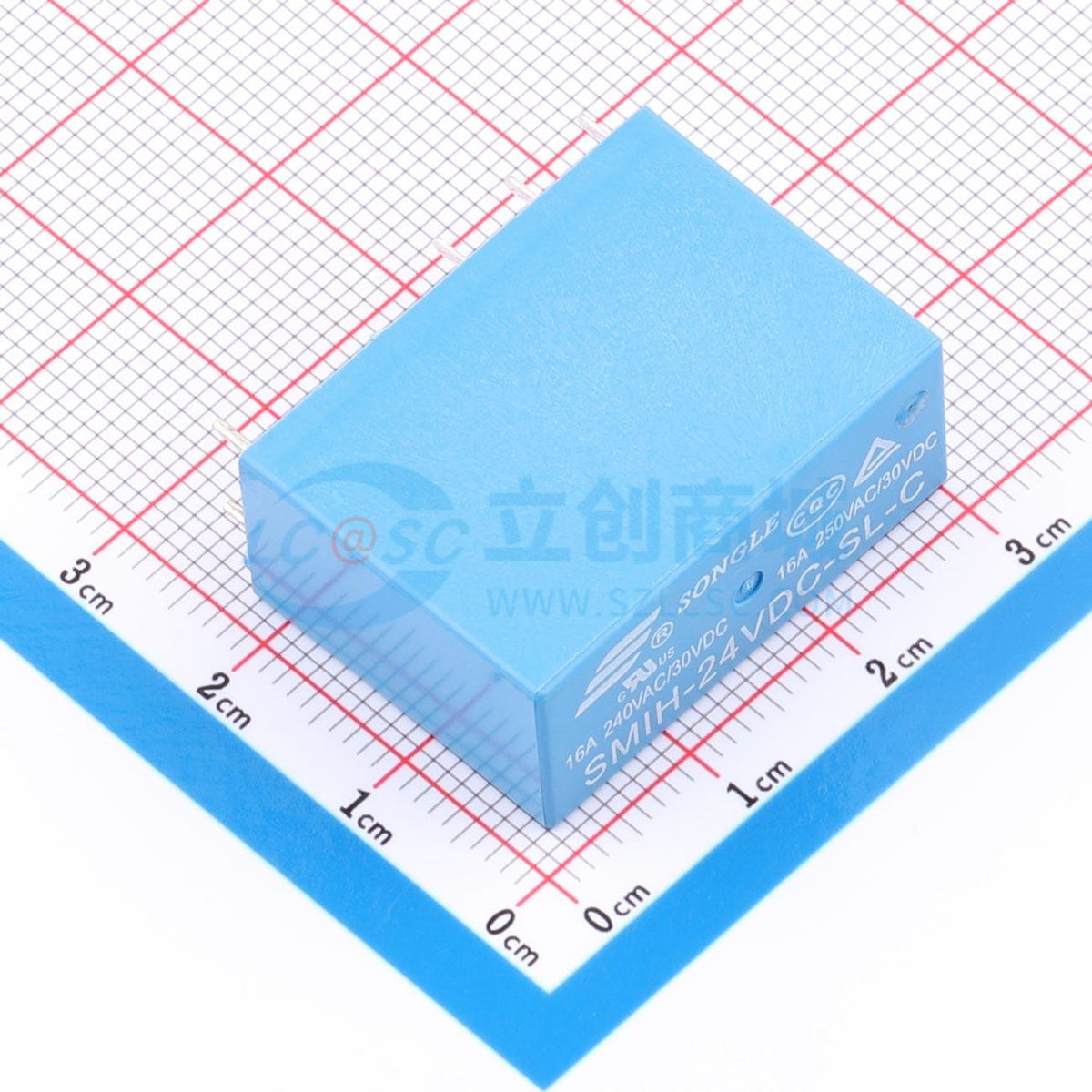 Rơ-le điện tử SMIH-24VDC-SL-C SONGLE 24V THT,29.5x13mm - Techcore Việt Nam